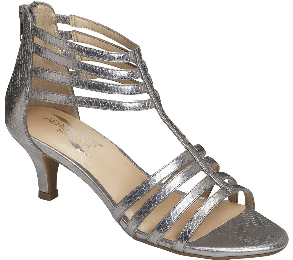 Aerosoles Heel Rest Dress Sandals - Limeade — QVC.com