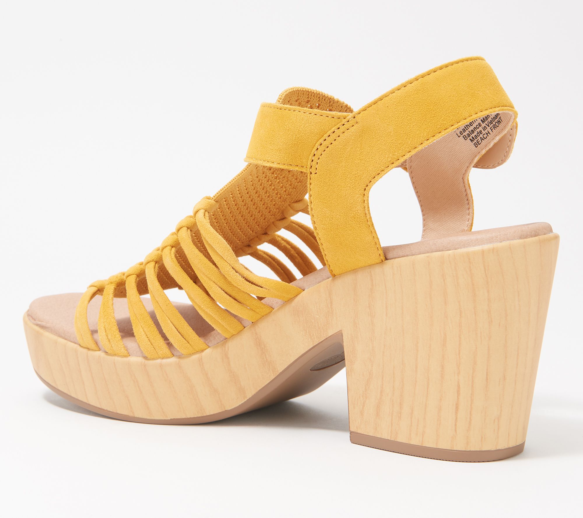 Dr. Scholl's Knit Platform Sandals Beach Front