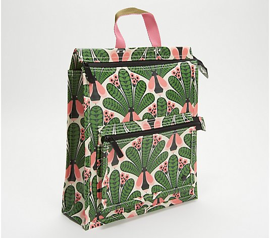 Orla Kiely Coated Canvas Flat Pack Backpack- Larkhall
