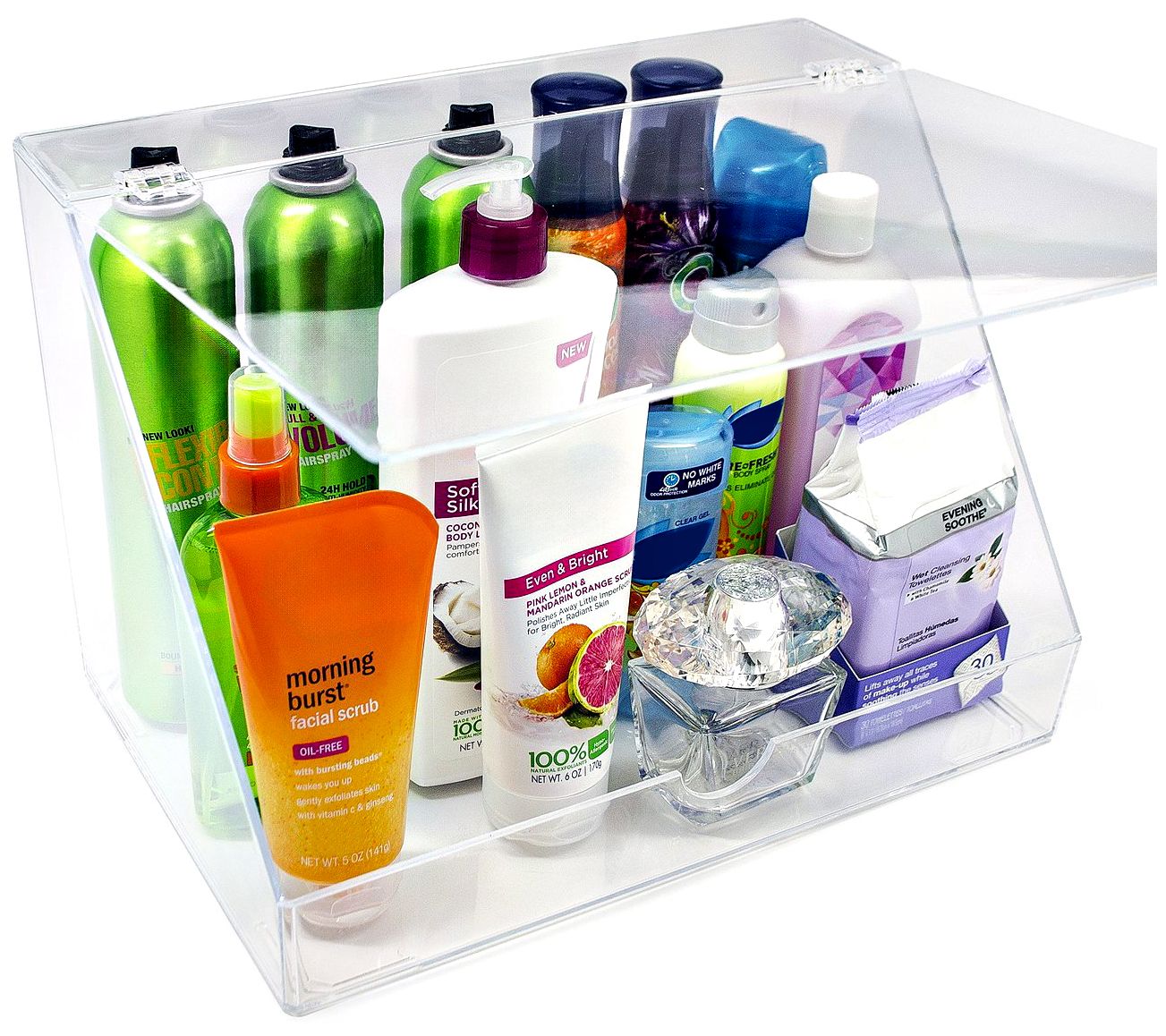 Sorbus Slanted Makeup Organizer Case - QVC.com