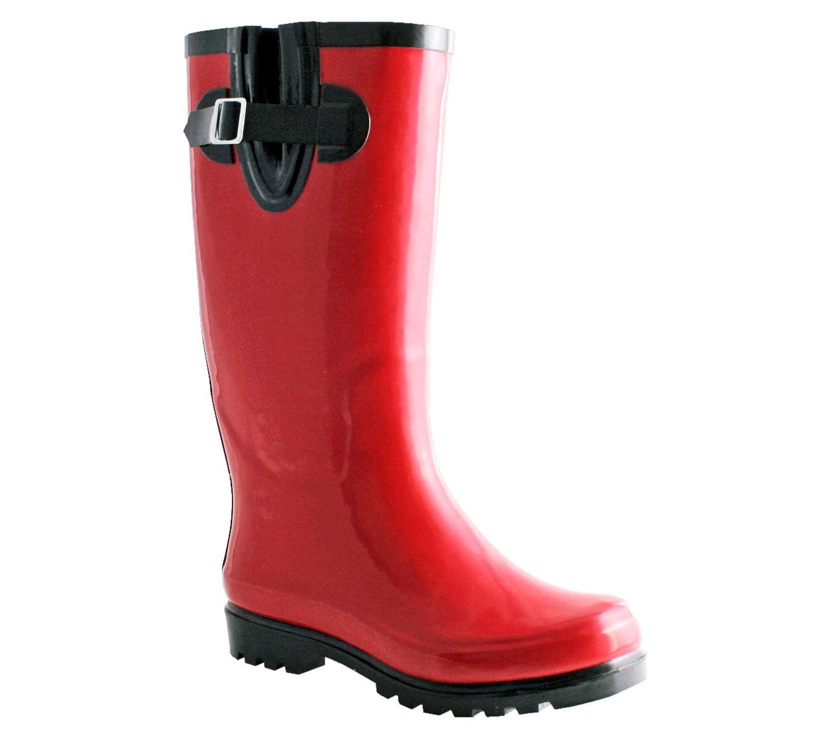 solid color rain boots