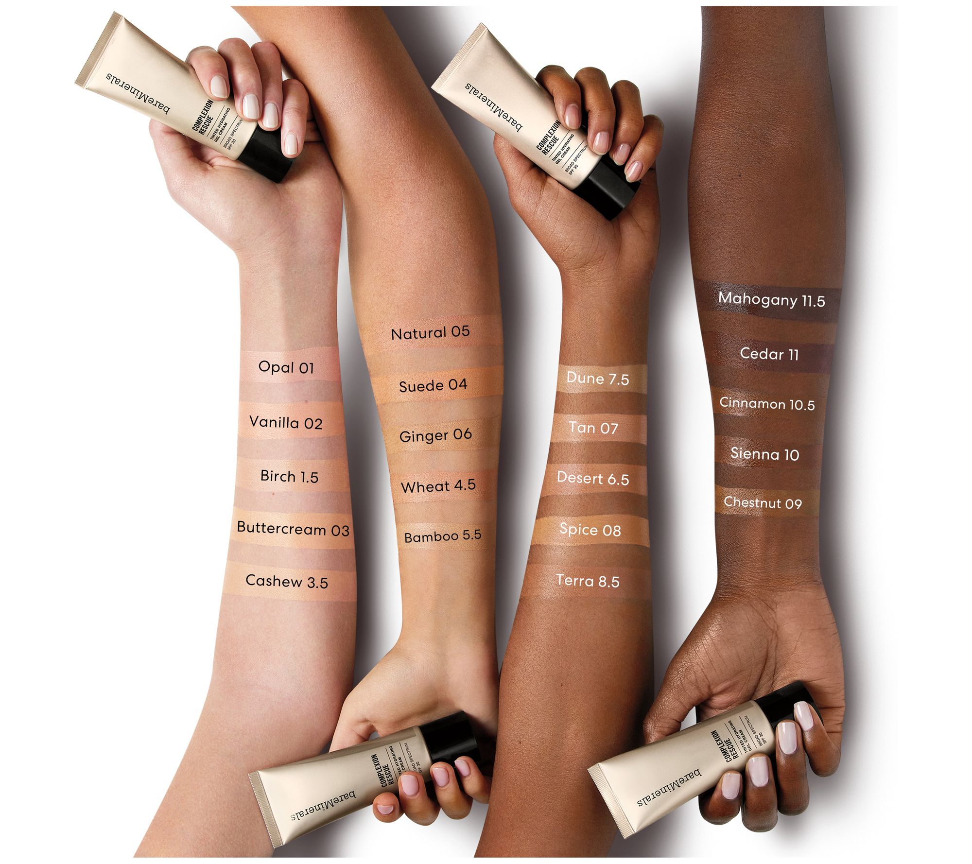 thumbnail image 2 of BareMinerals Complexion Rescue Tinted Moisturizer SPF 30 – Shade CASHEW 3.5, 0.5 Oz 2 of 4