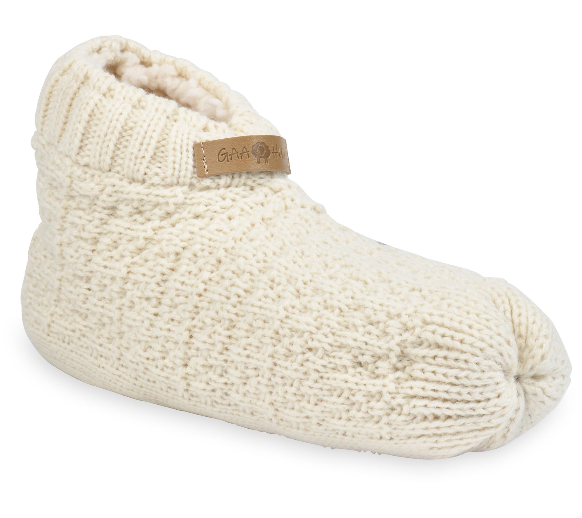 Gaahuu Womens Textured Knit Booties