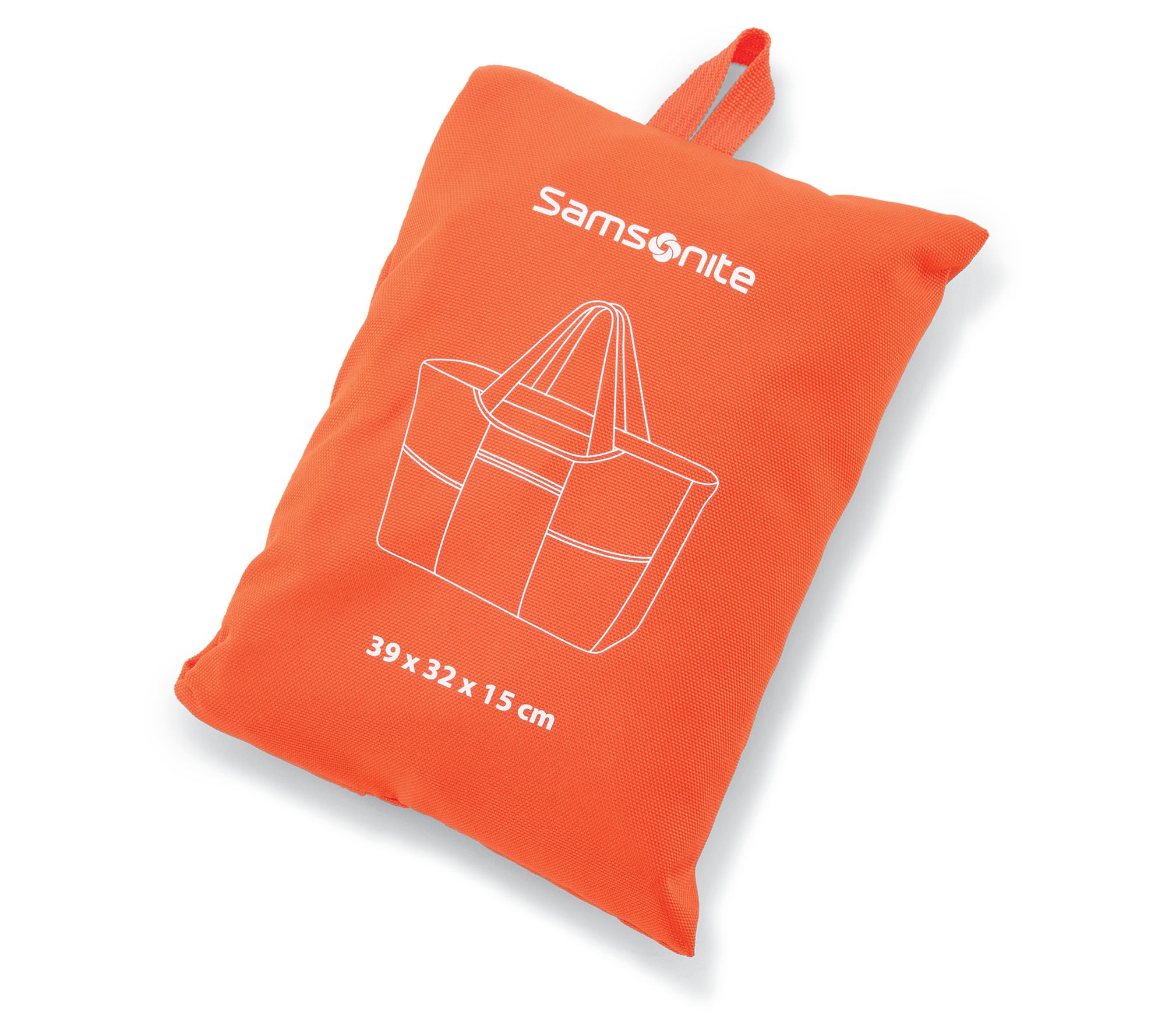 Samsonite Orange Foldaway Tote - QVC.com
