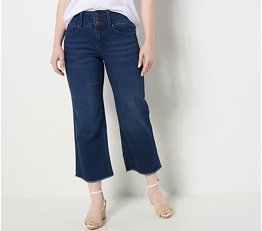 Laurie Felt Regular BFF Denim Curve Wide-Leg Crop Jeans