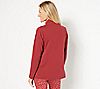 Sport Savvy French Terry Long Sleeve Snap Henley Tunic, 2 of 3