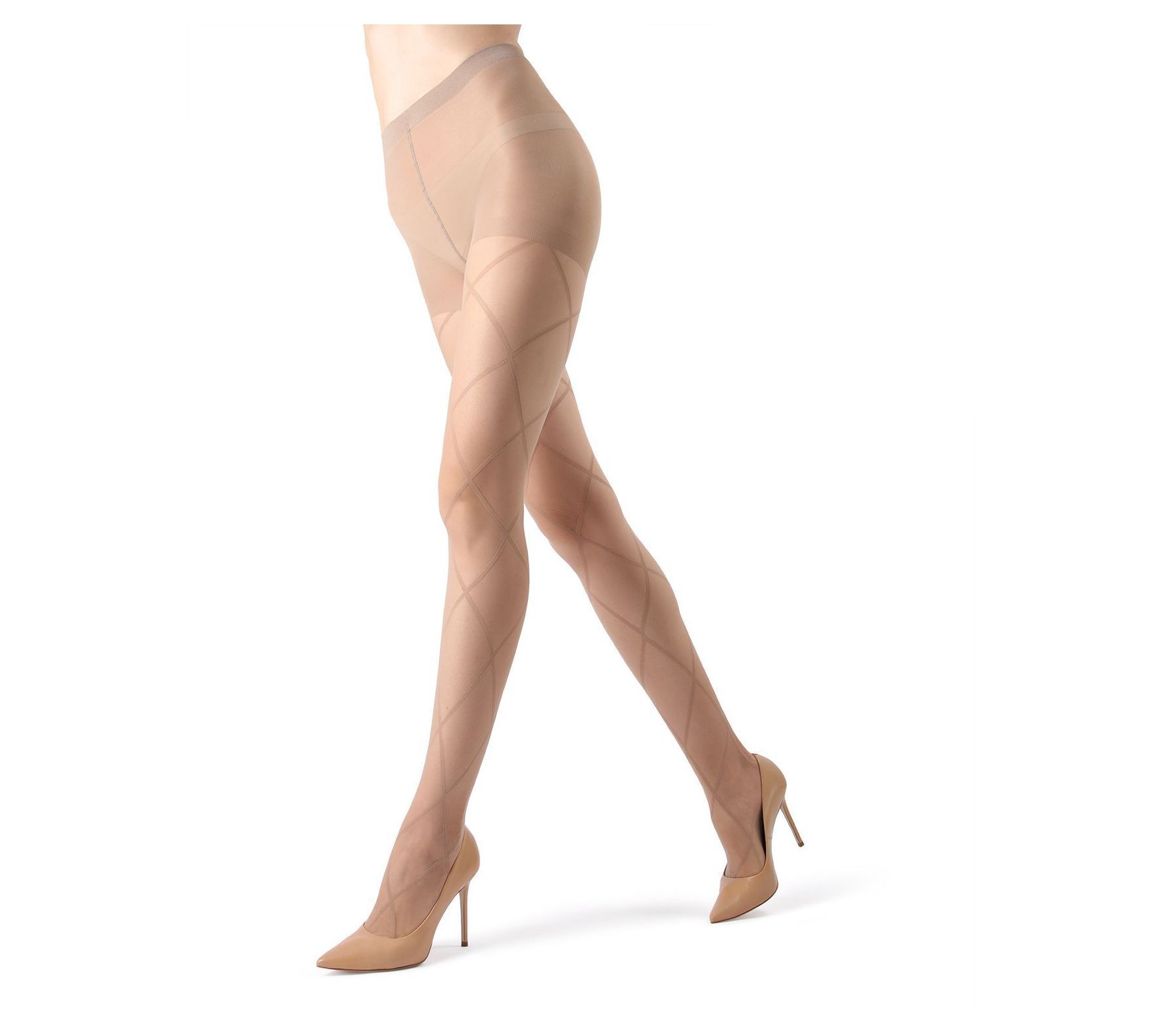 Memoi Antwerp Elegant Sheer Diamond Tights