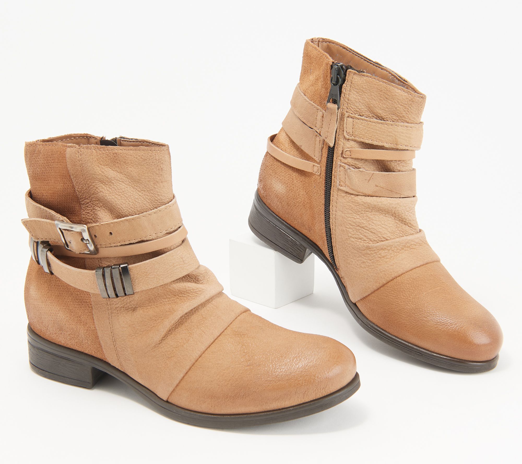 Miz Mooz Leather Lace-Up Boots - Jayla on QVC 