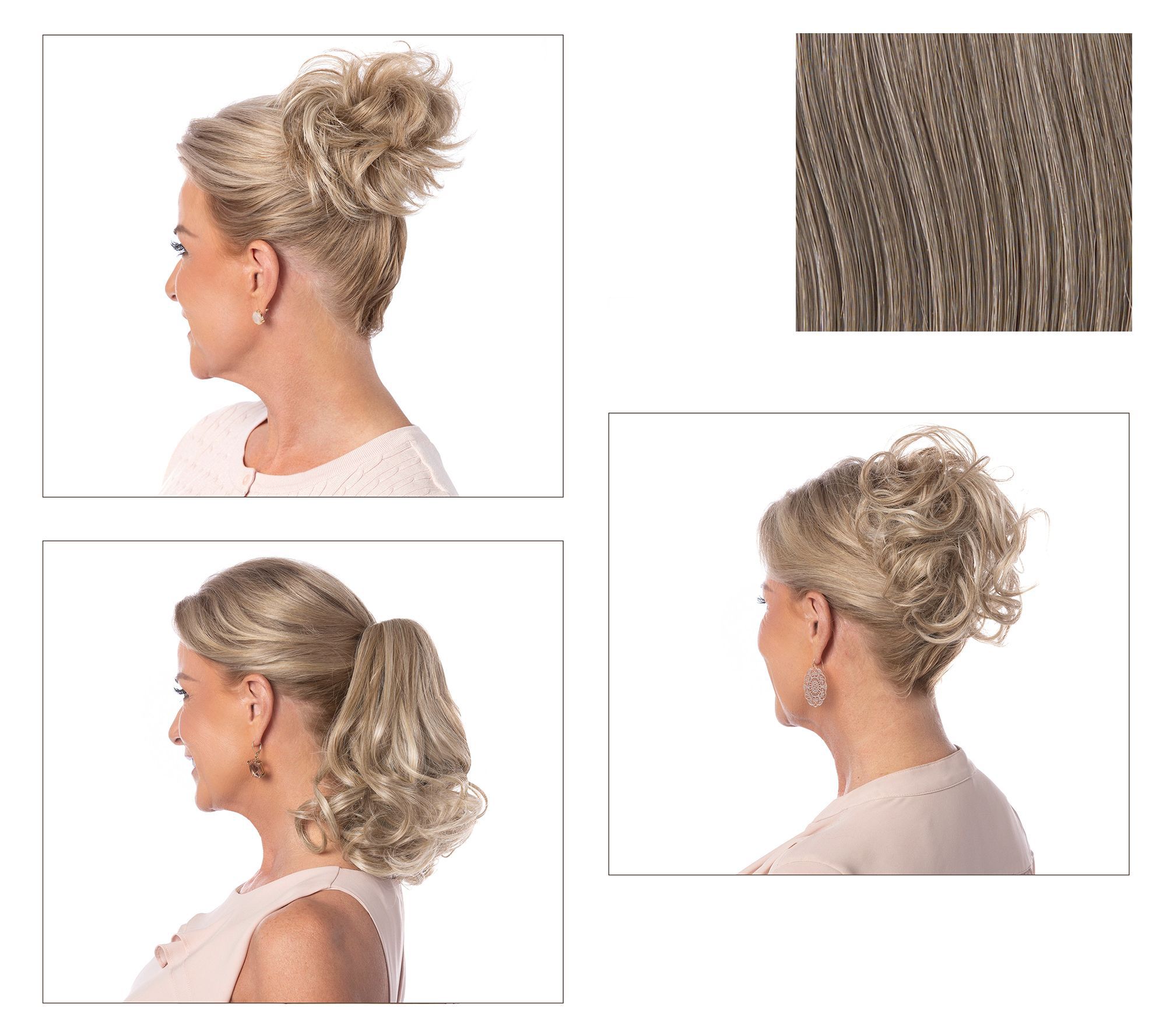 Toni Brattin Must-Have Set of Three Hair Pieces