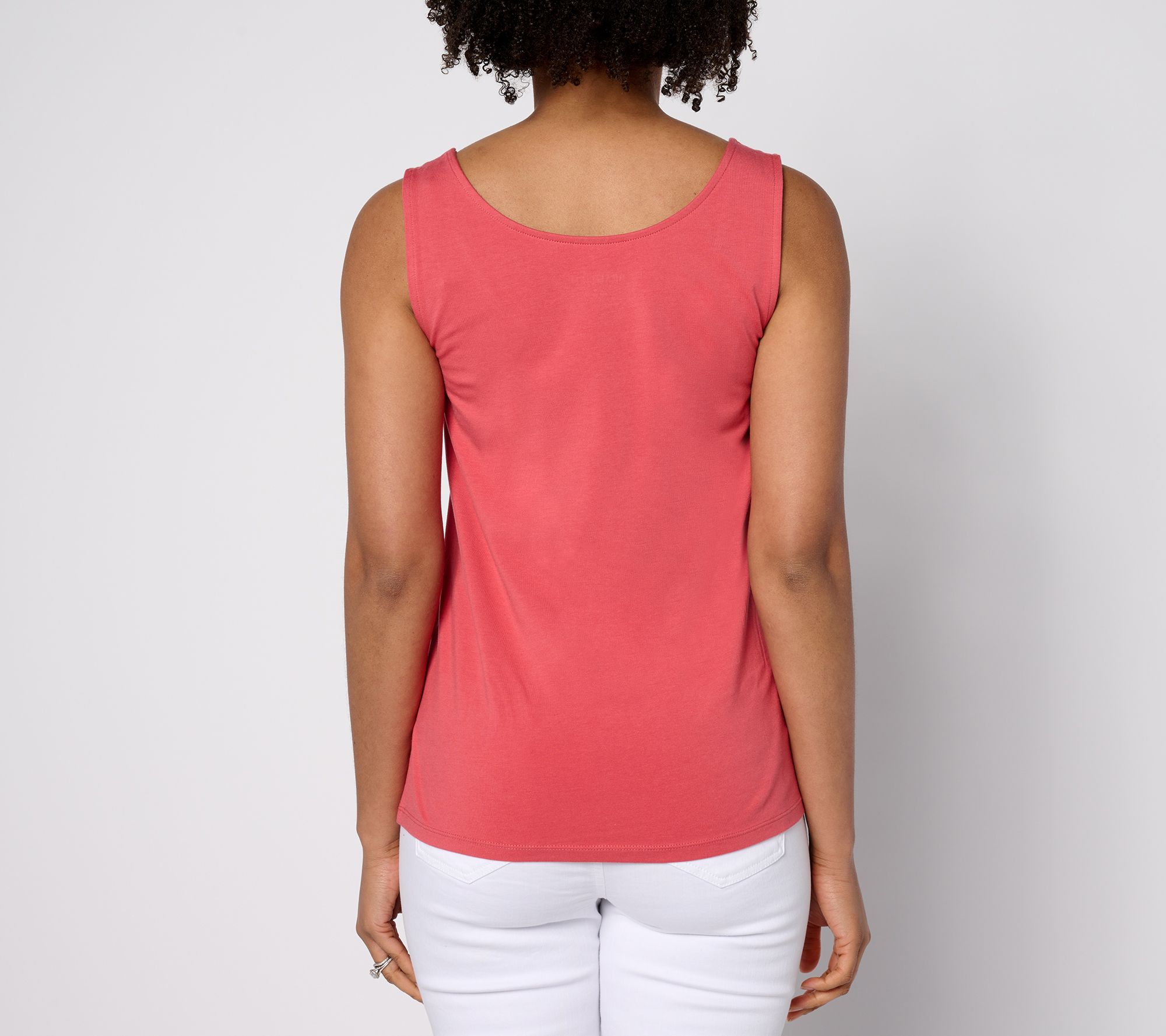  A Personal Touch Women's Plus Size Pink Round Scoop Neck Knit Tank  Top - 2X : Clothing, Shoes & Jewelry
