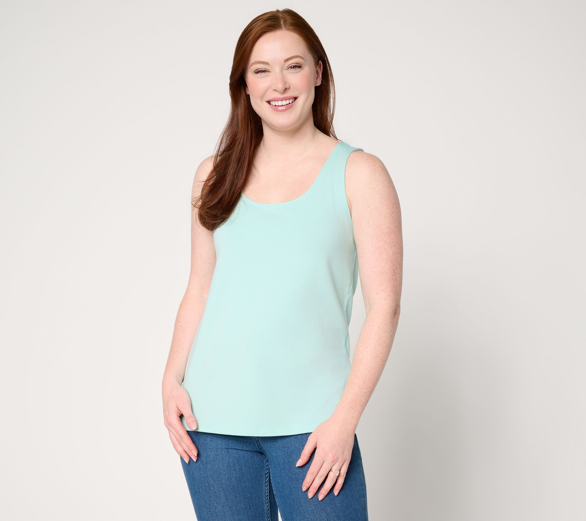 BEAUTIFUL by Lawrence Zarian Classic Knit Scoop Neck Tank