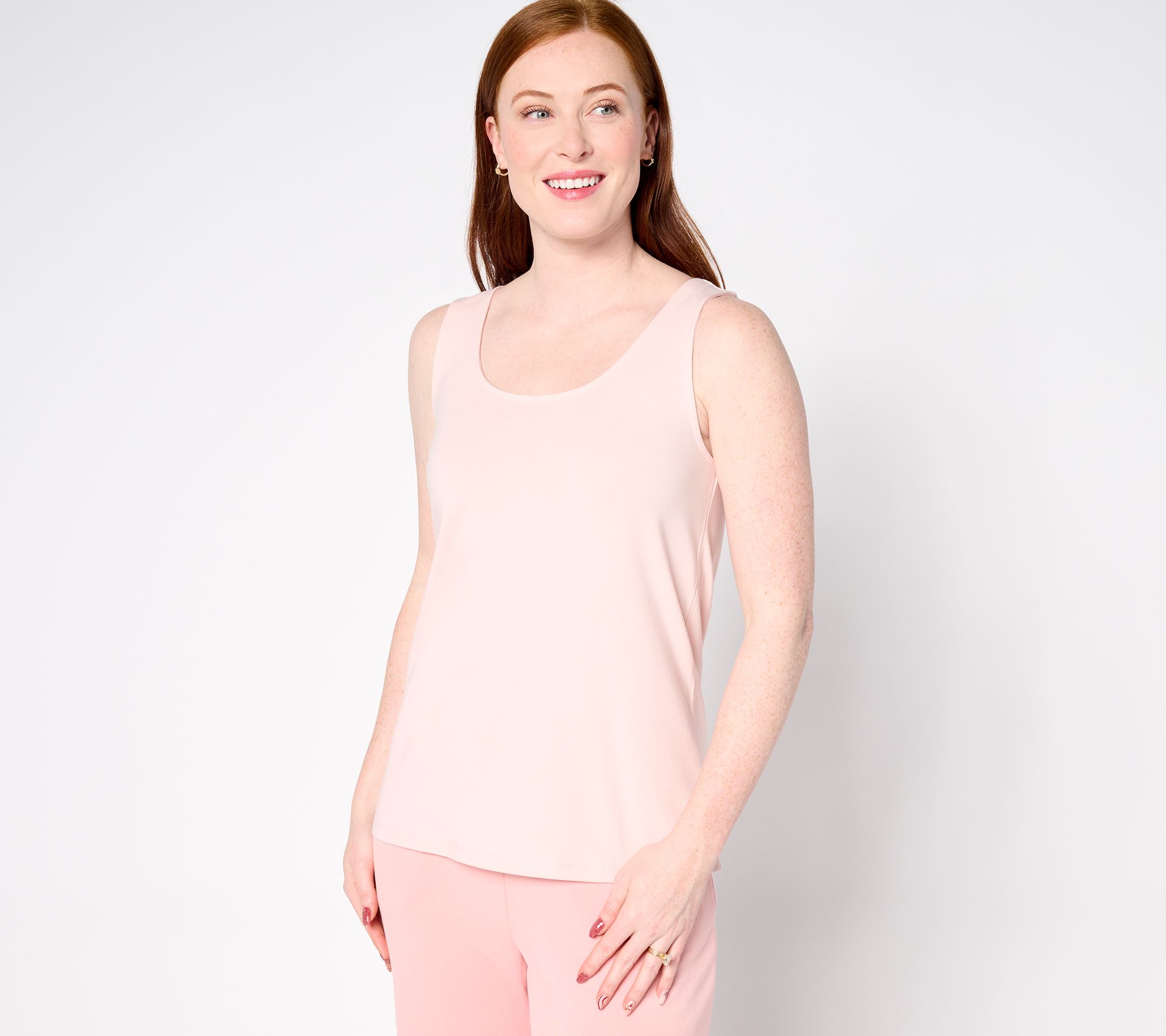 BEAUTIFUL by Lawrence Zarian Scoop Neck Knit Tank