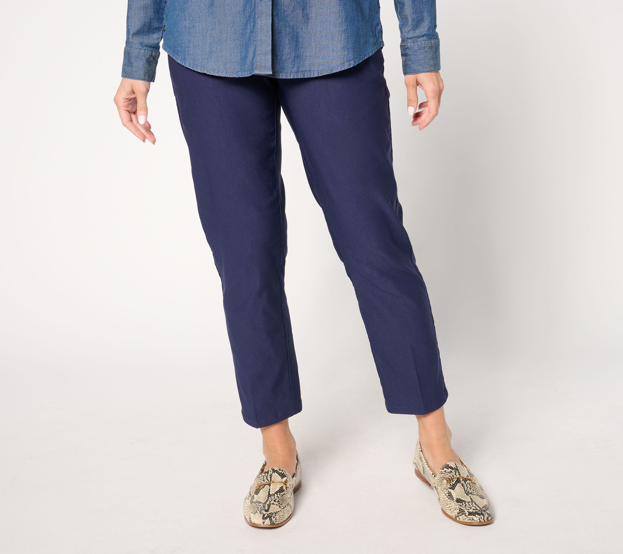 Joan Rivers Regular Bengaline Tapered Leg Ankle Pant
