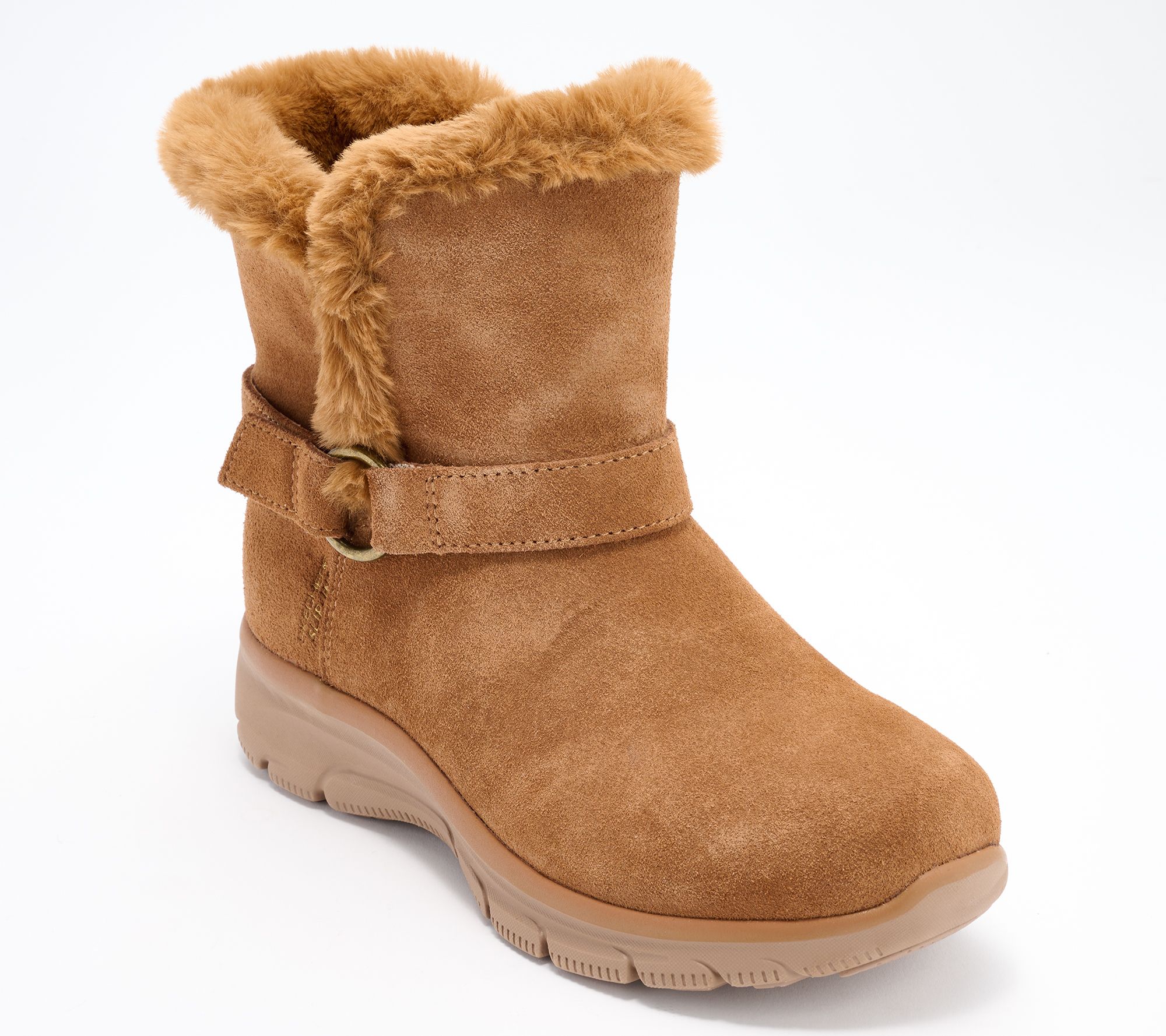 SKECHERS Slip Ins Easy Going Water Repellent Suede Boots