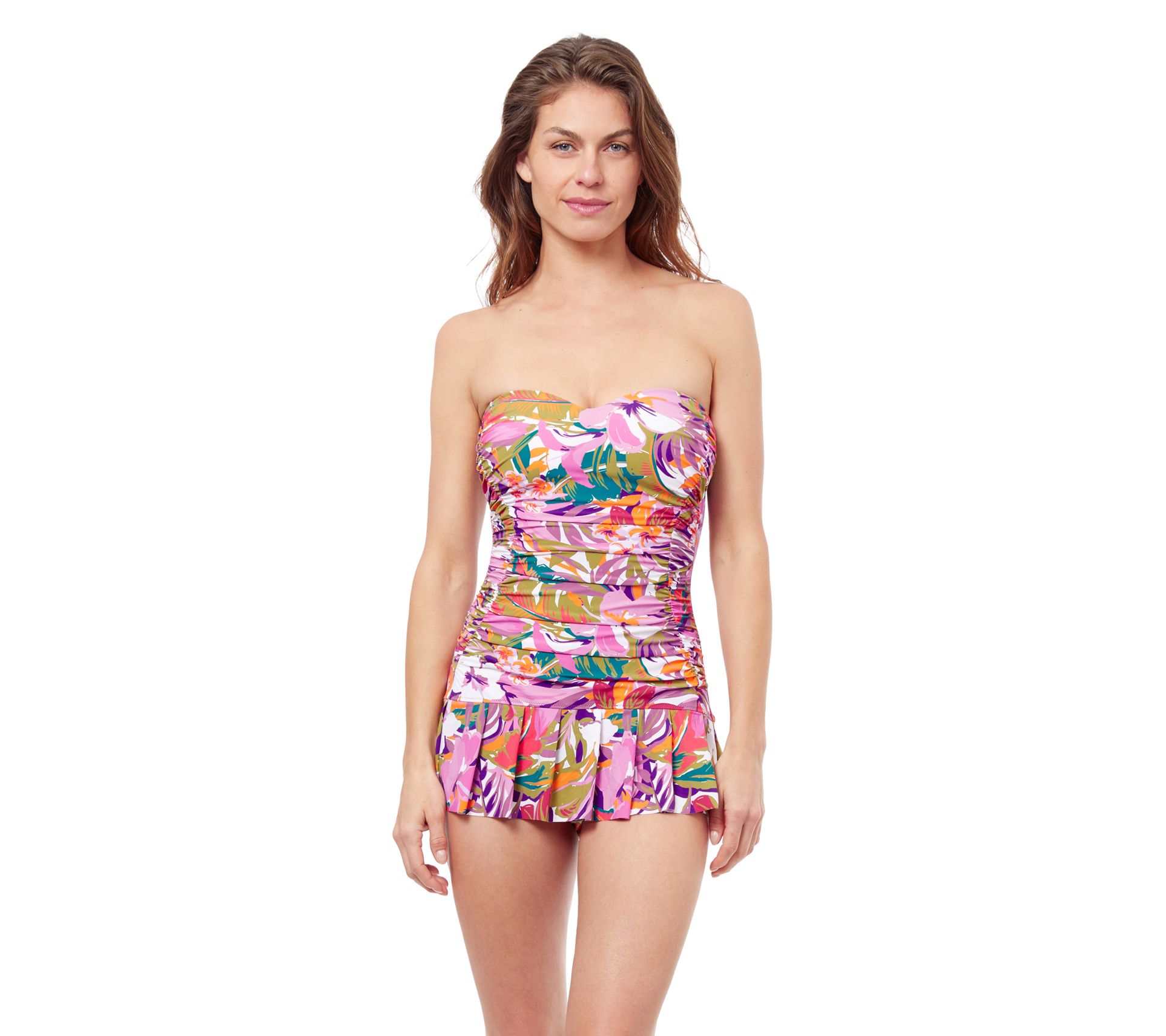 Profile by Gottex Tropikaia Swimdress w/ Remova le Straps