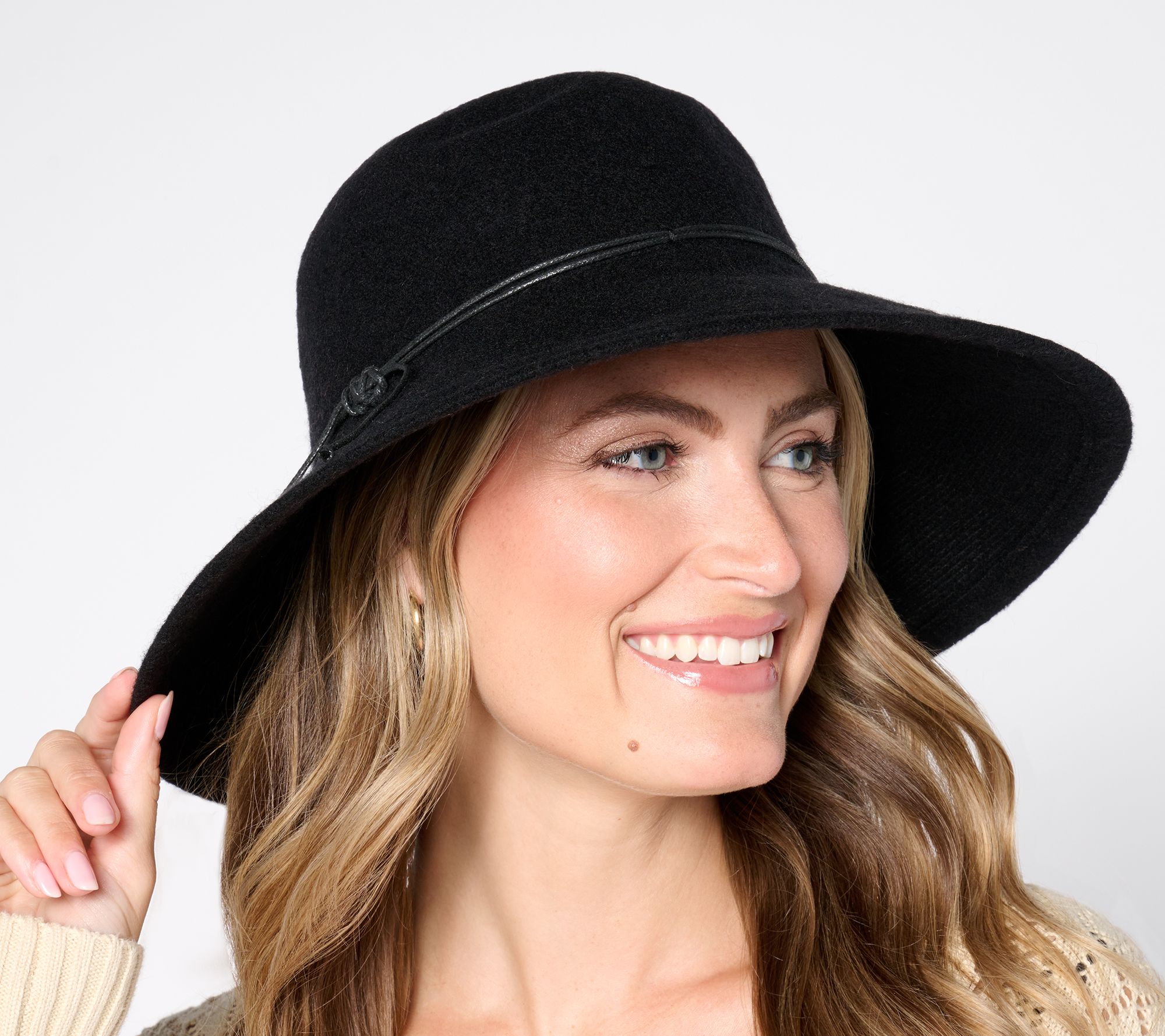 San Diego Hat Co. Park Lane Wool Blend Floppy Hat