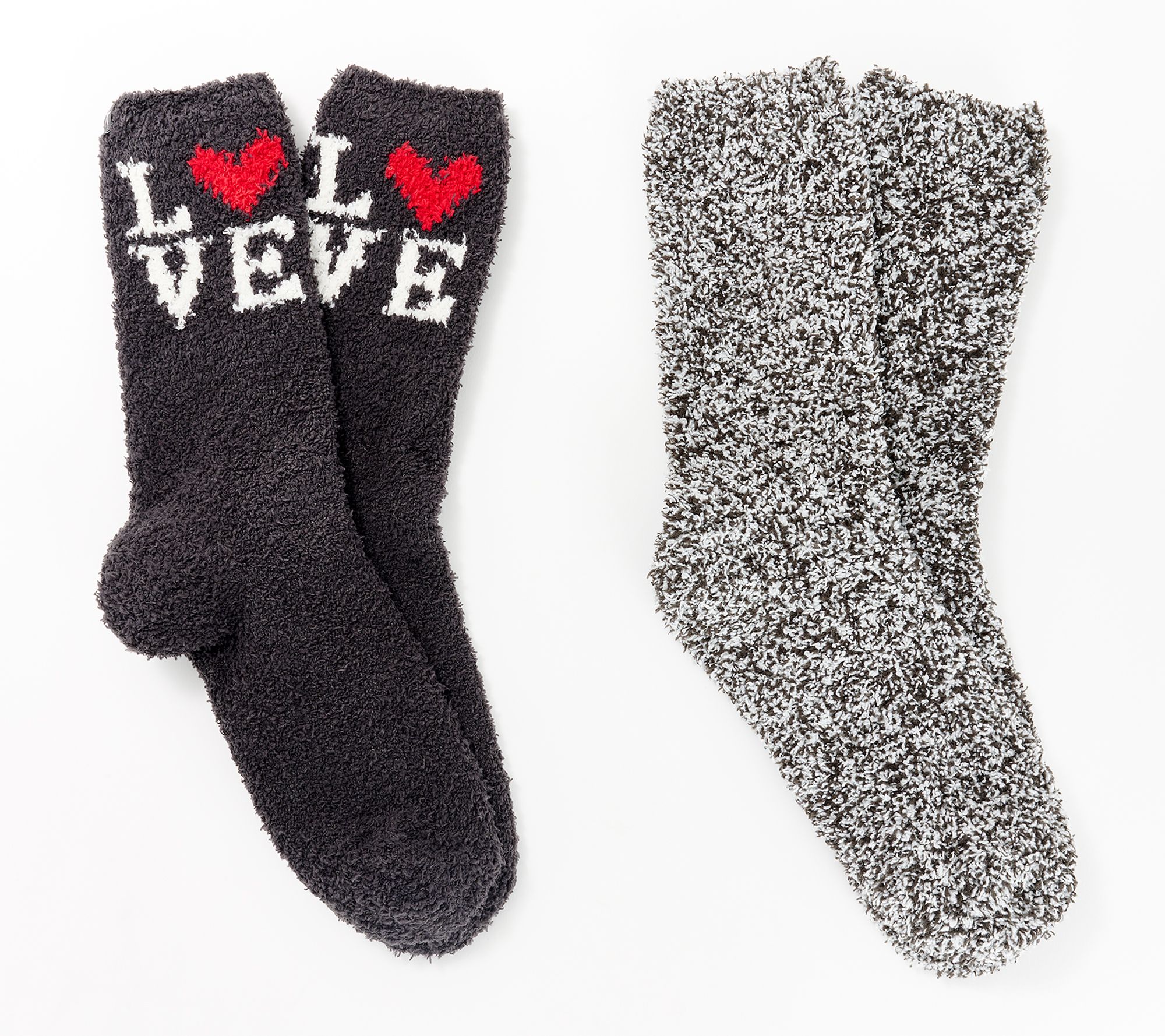 Barefoot Dreams 2-Pack CozyChic Love Socks