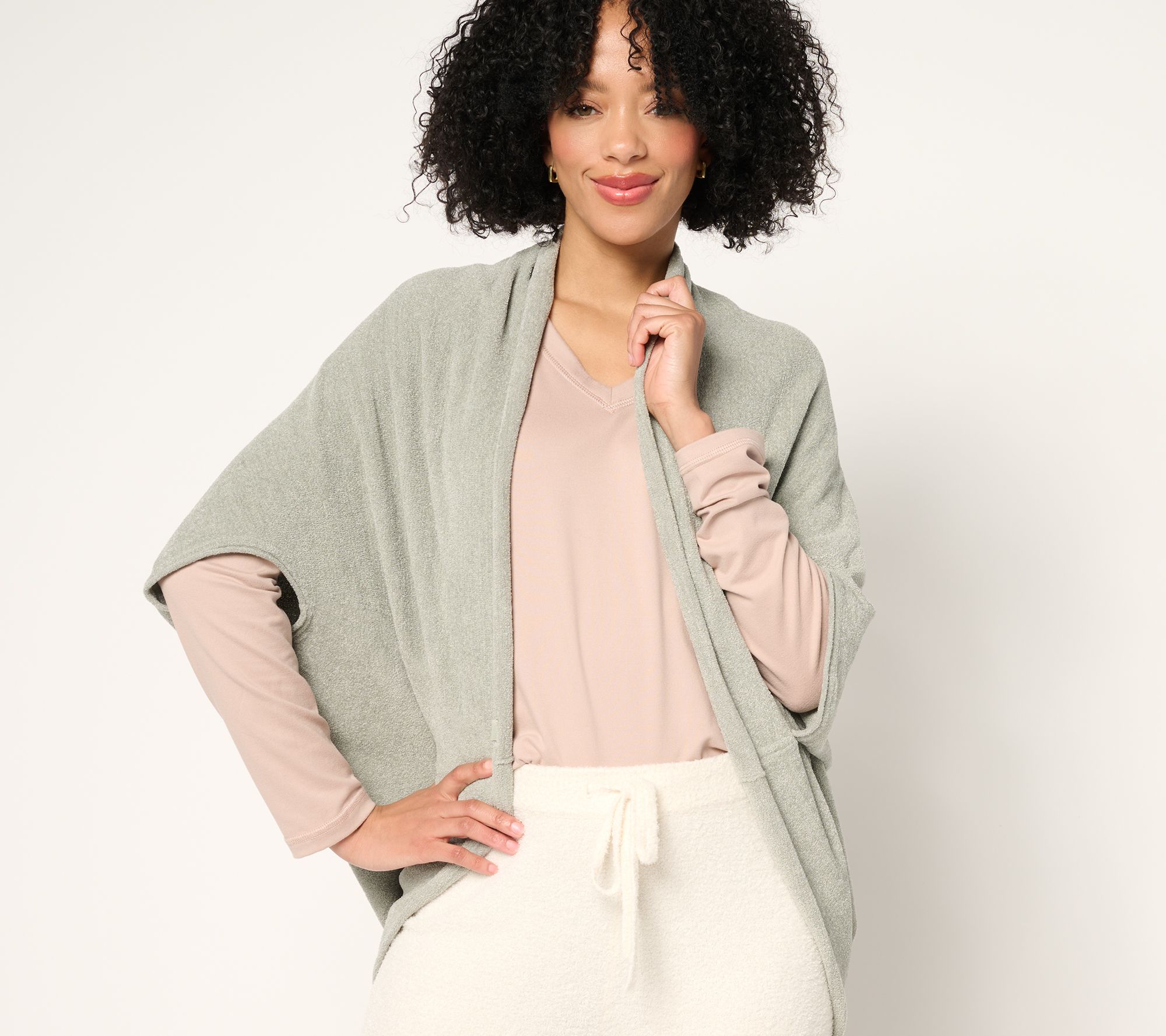Barefoot Dreams CozyChic Ultra Lite Pointelle Cocoon Cardigan