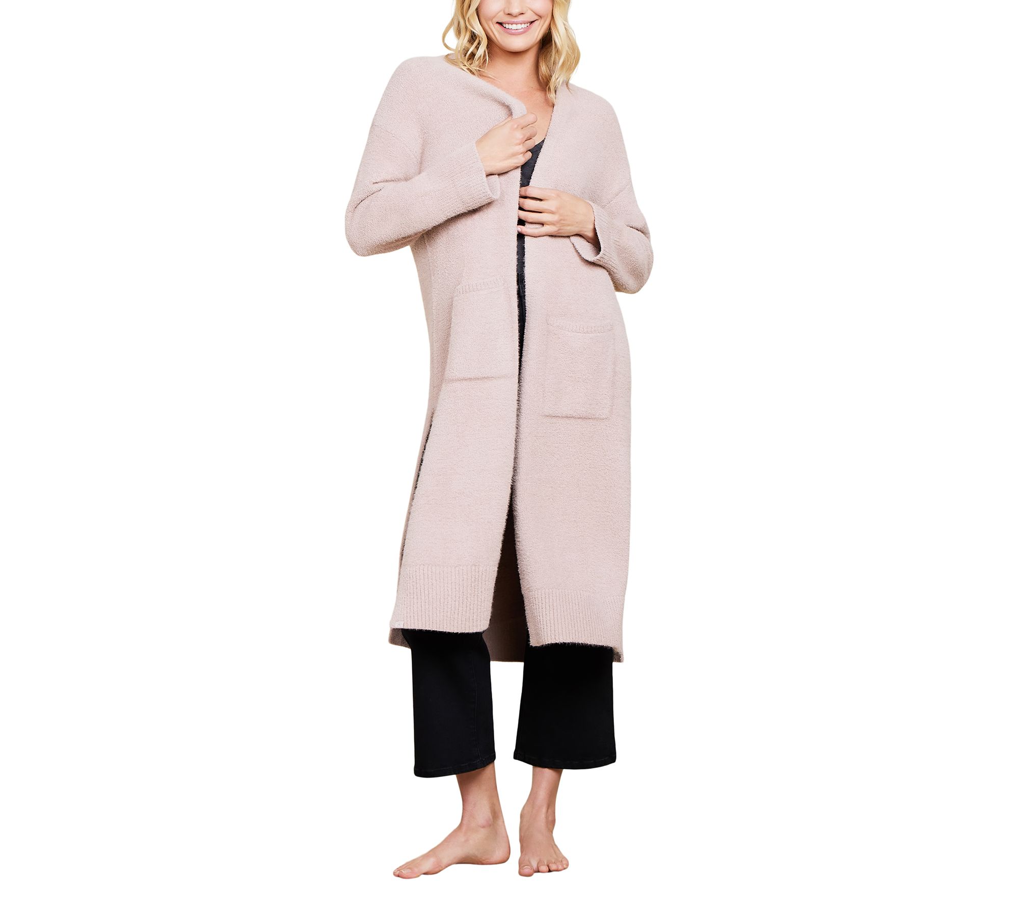 Barefoot Dreams CozyChic Luxe High Slit Cardiga n