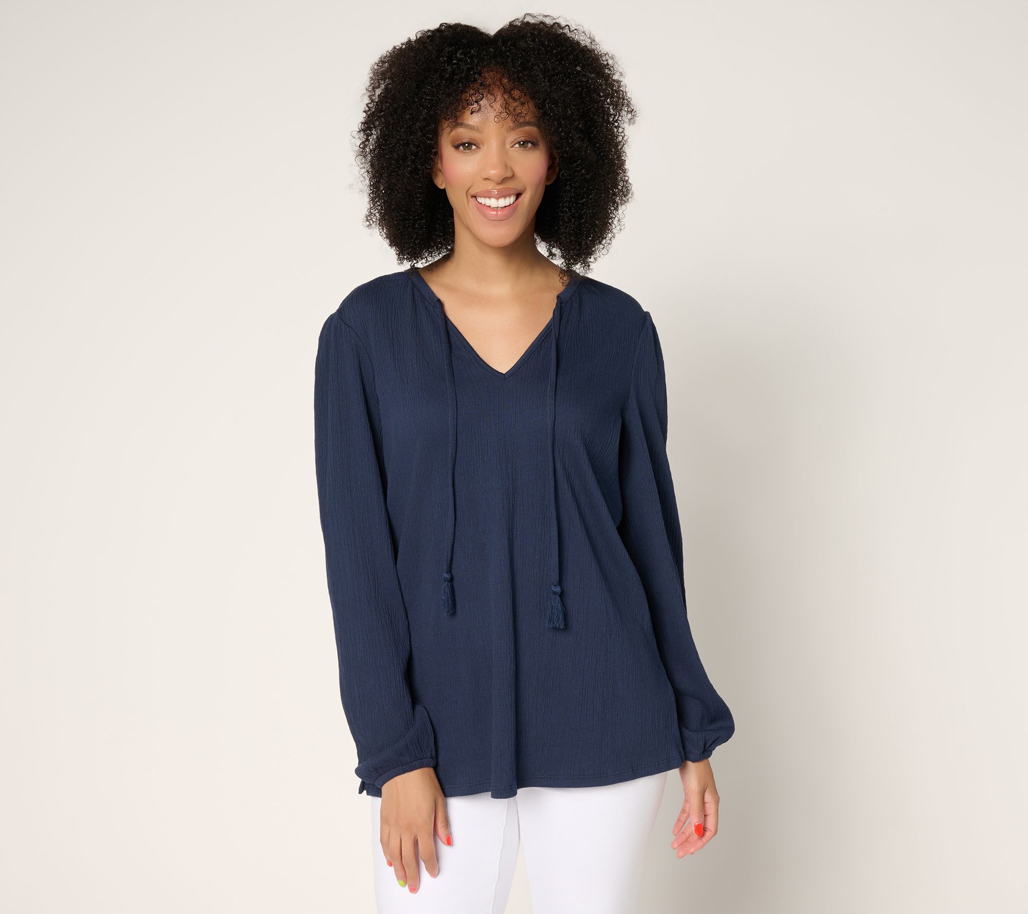 Belle by Kim Gravel Packabelle Gotta Getaway Tassel Top