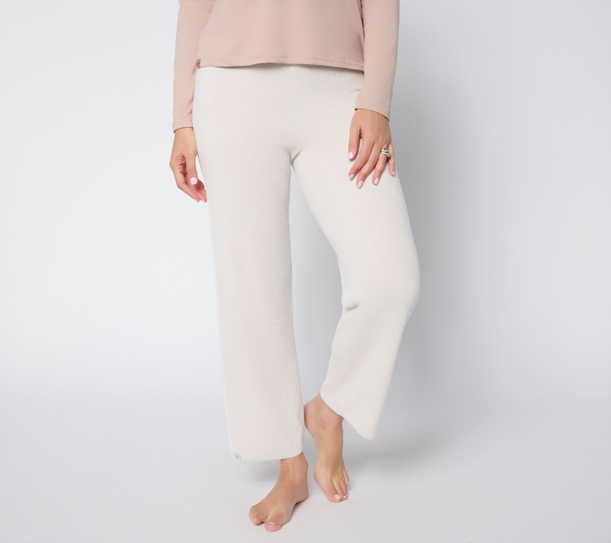 Barefoot Dreams Petite CozyChic Ultra Lite Contrast Stripe Ankle Pant