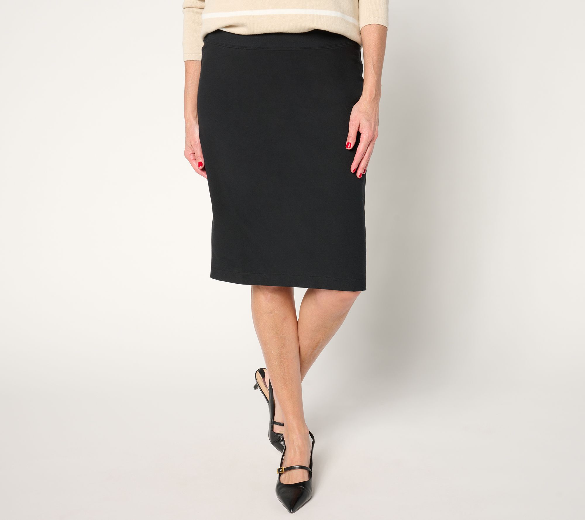 "As Is" Women with Control Tummy Control 86/14 Regular Pencil Skirt