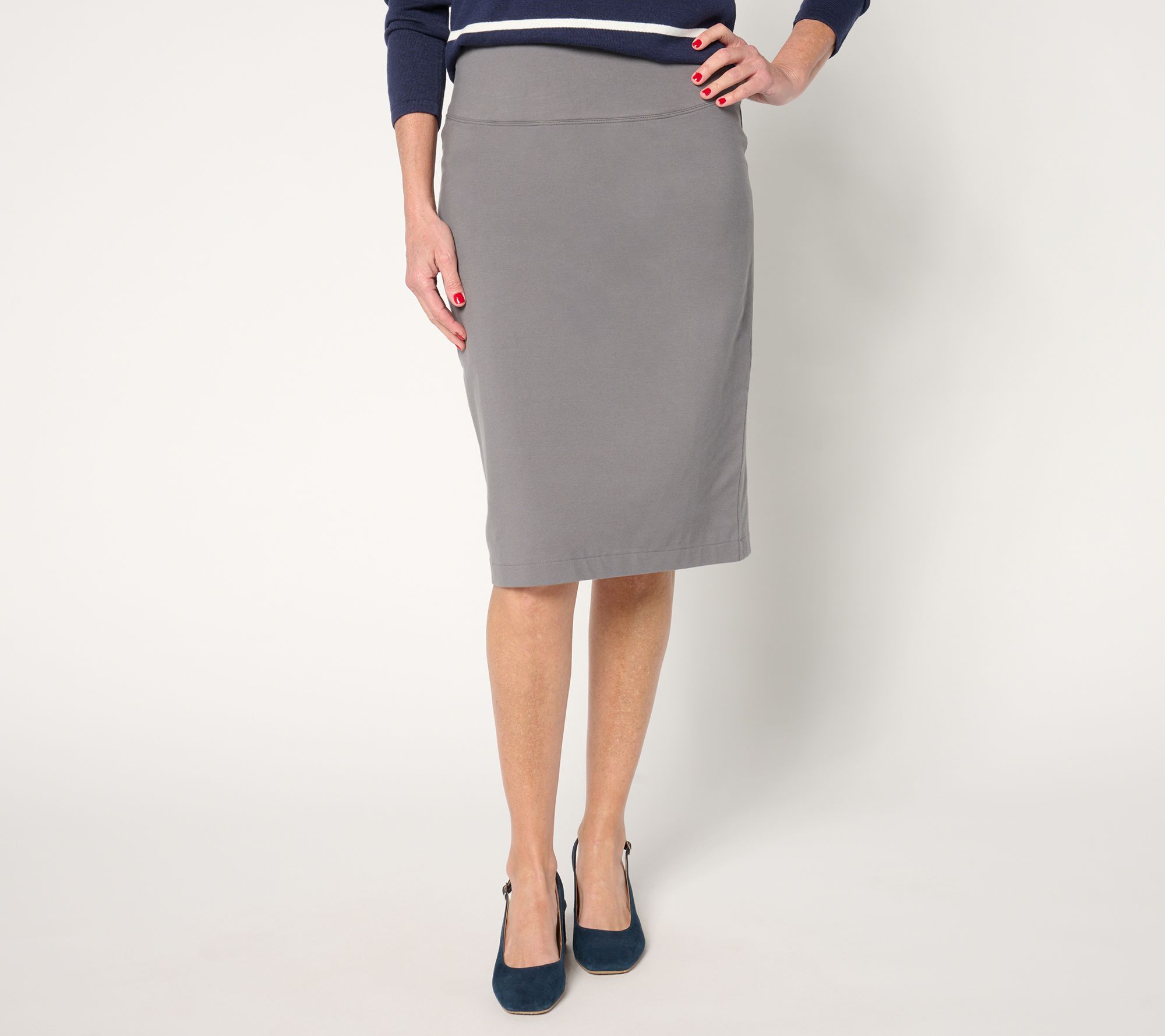 "As Is" Women with Control Tummy Control 86/14 Regular Pencil Skirt