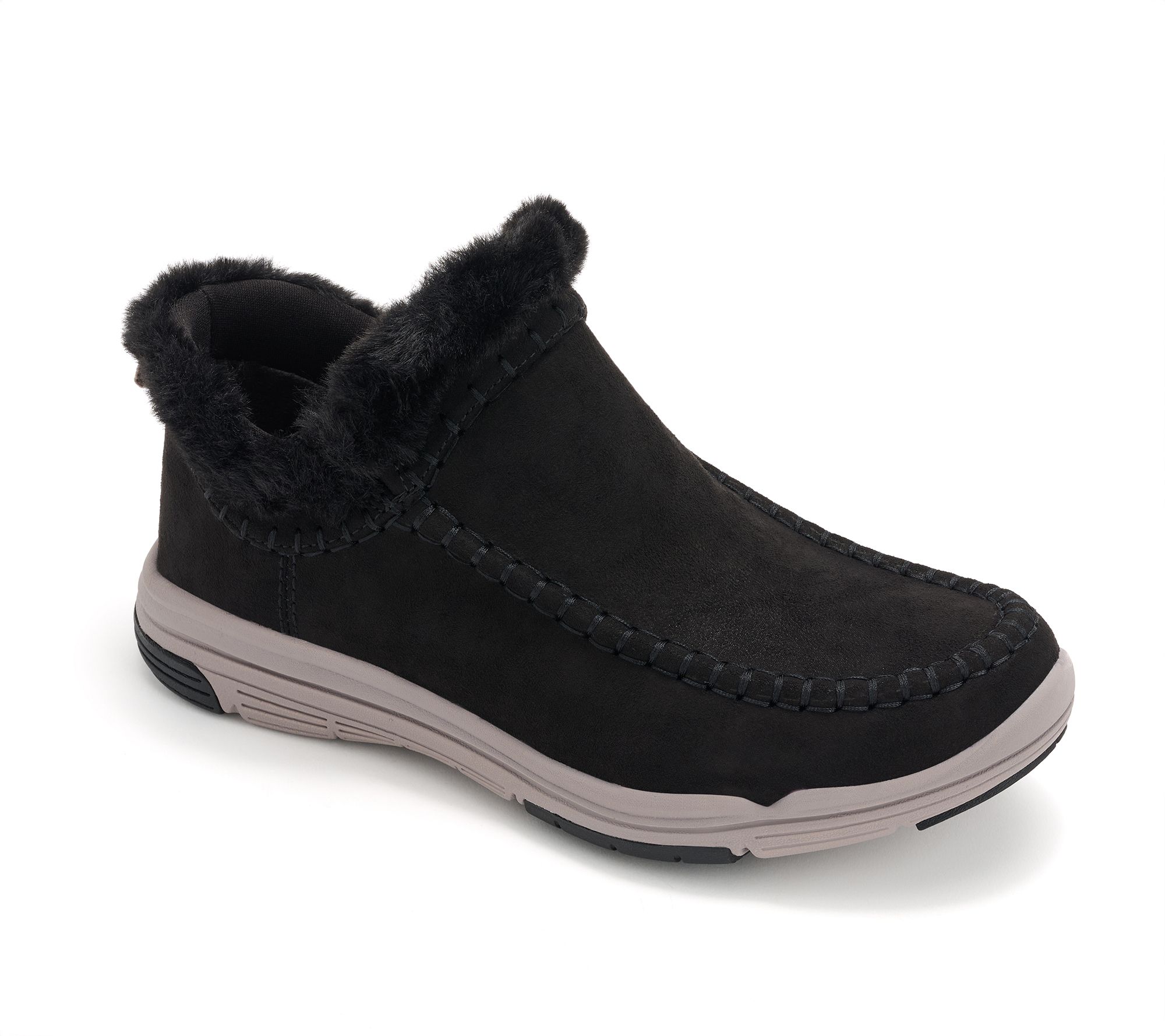 Ryka Water-Repellent Cozy Lined Slip-Ons - Ariana