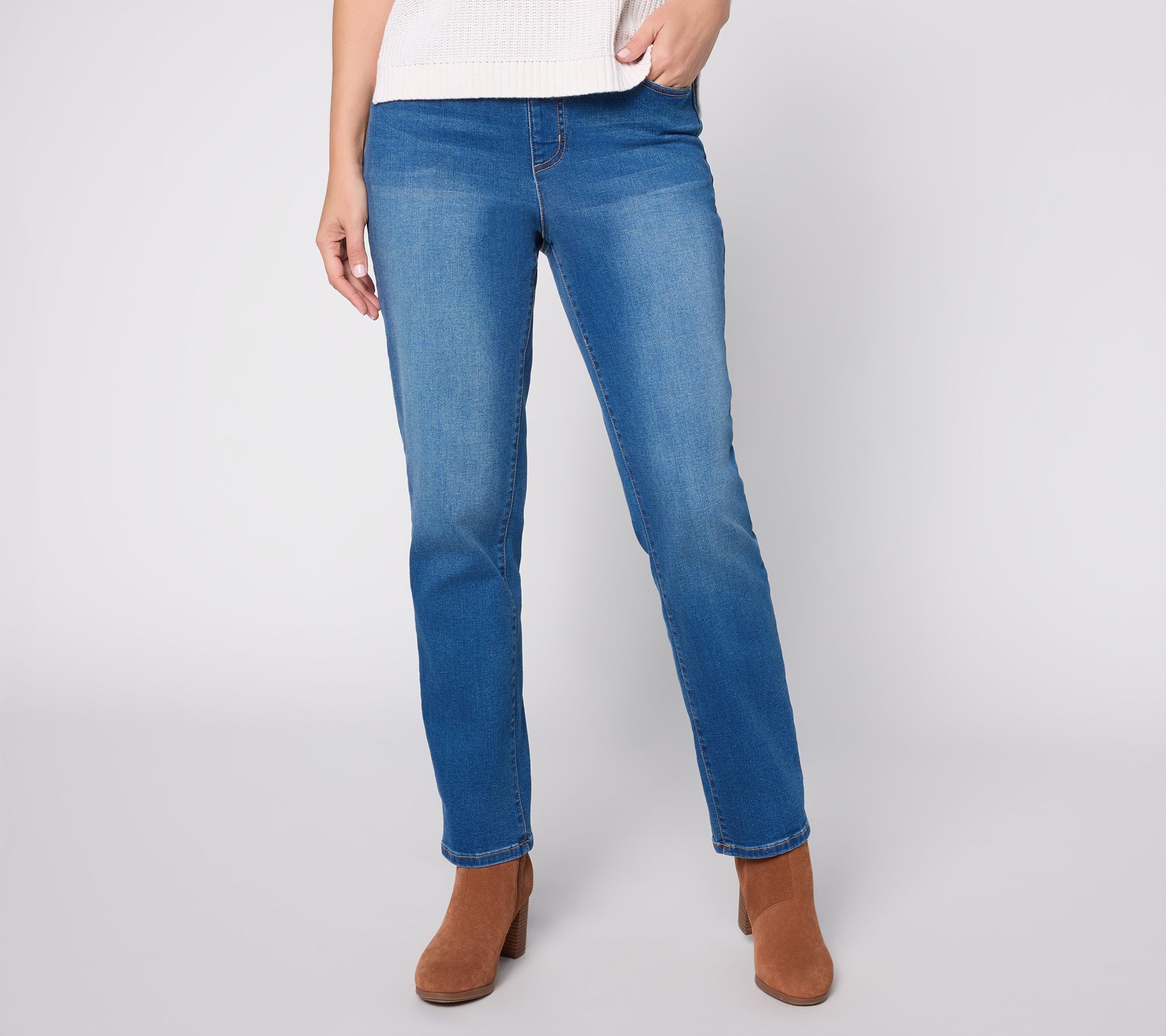 Ree by The Pioneer Woman Petite Jeans - Indigo Straight Leg