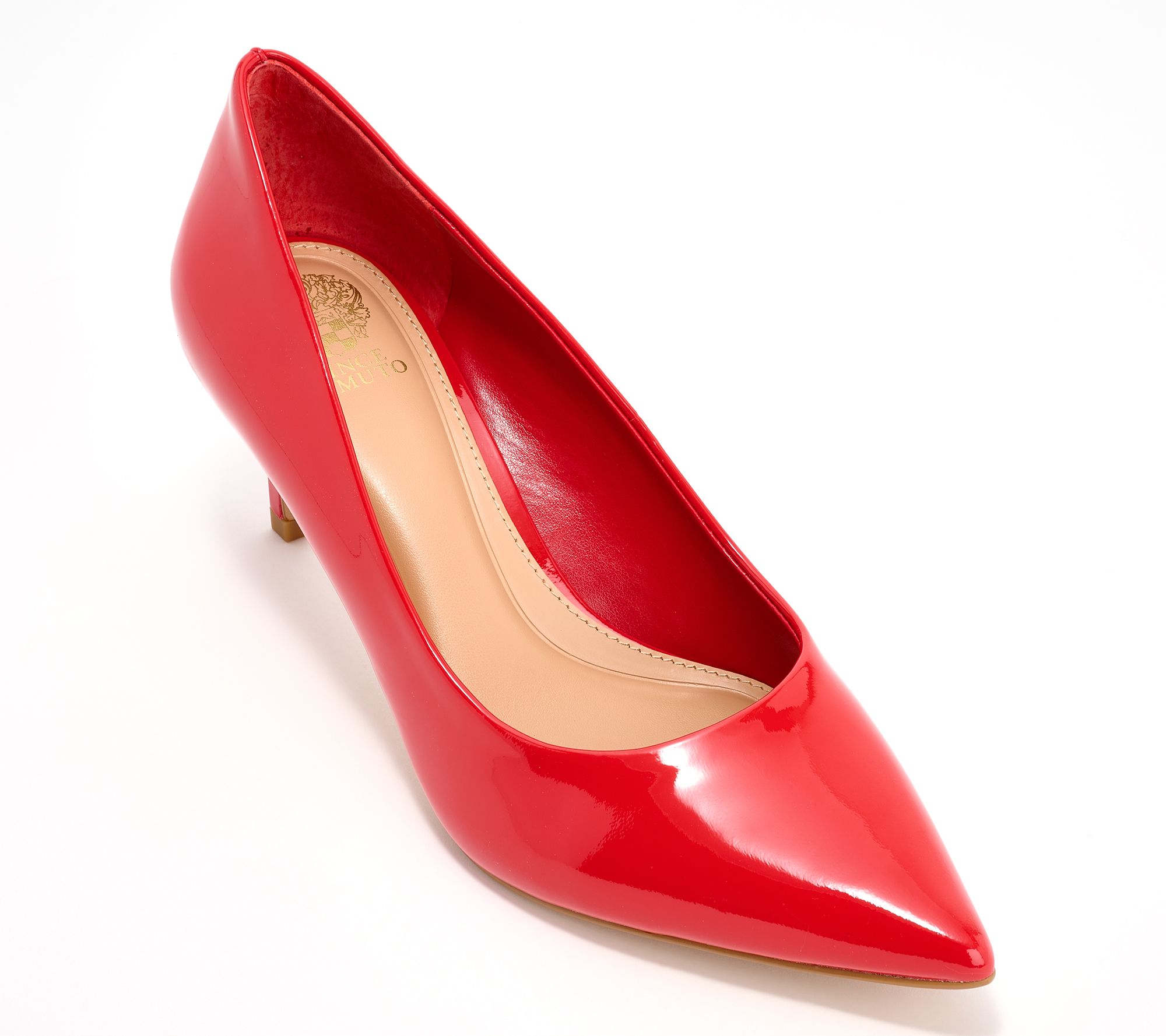"As Is" Vince Camuto Leather Point Toe Pumps - Kehlia-LW