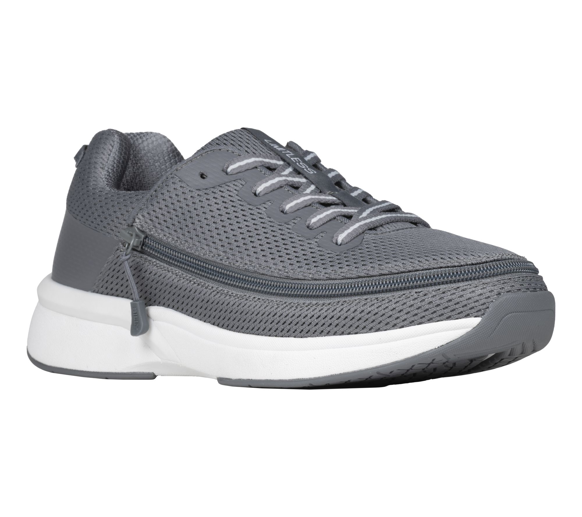 BILLY Footwear zip-on Men's Charcoal Limitless