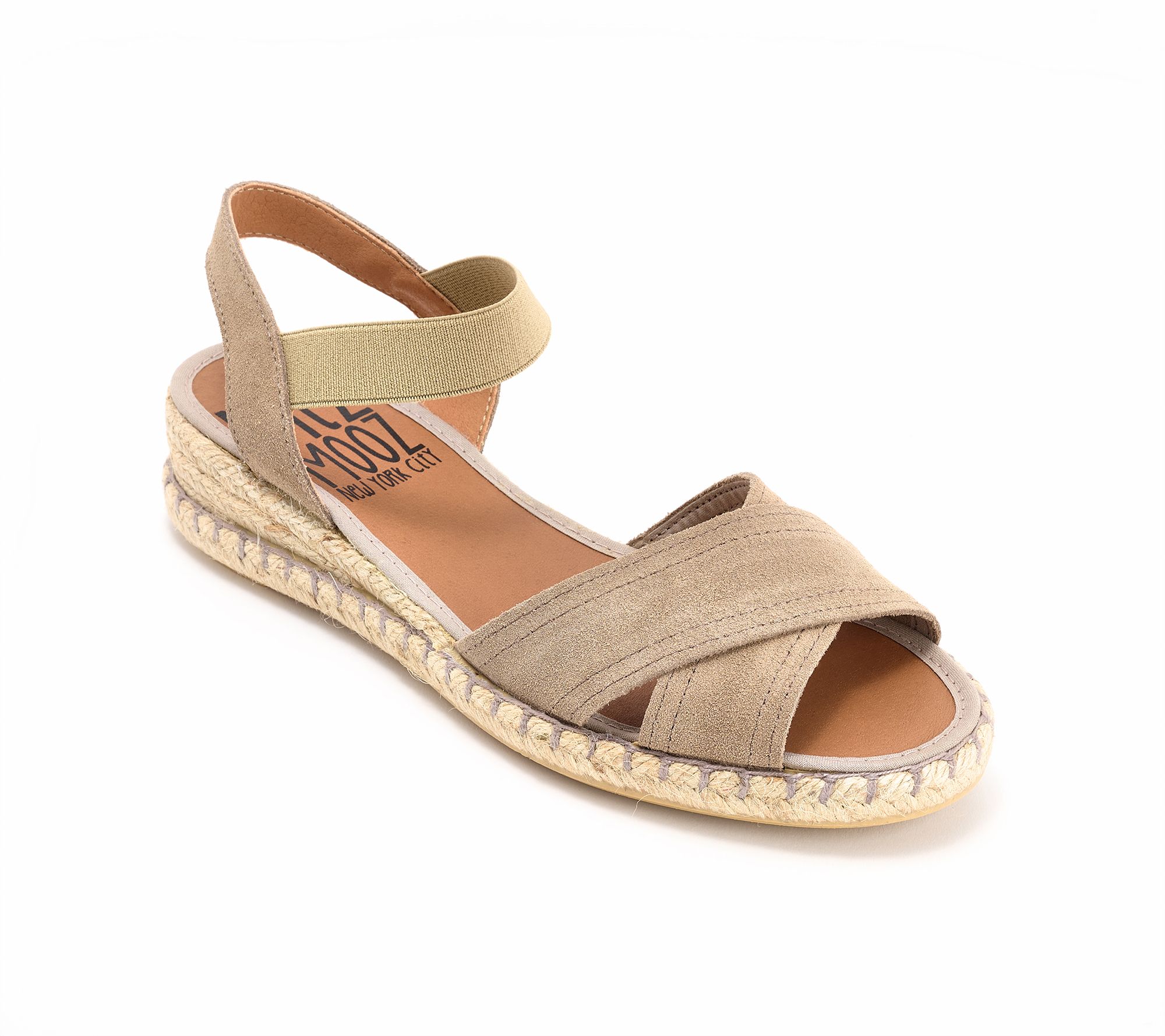 "As Is" Miz Mooz Suede Espadrille Sandals - Vena
