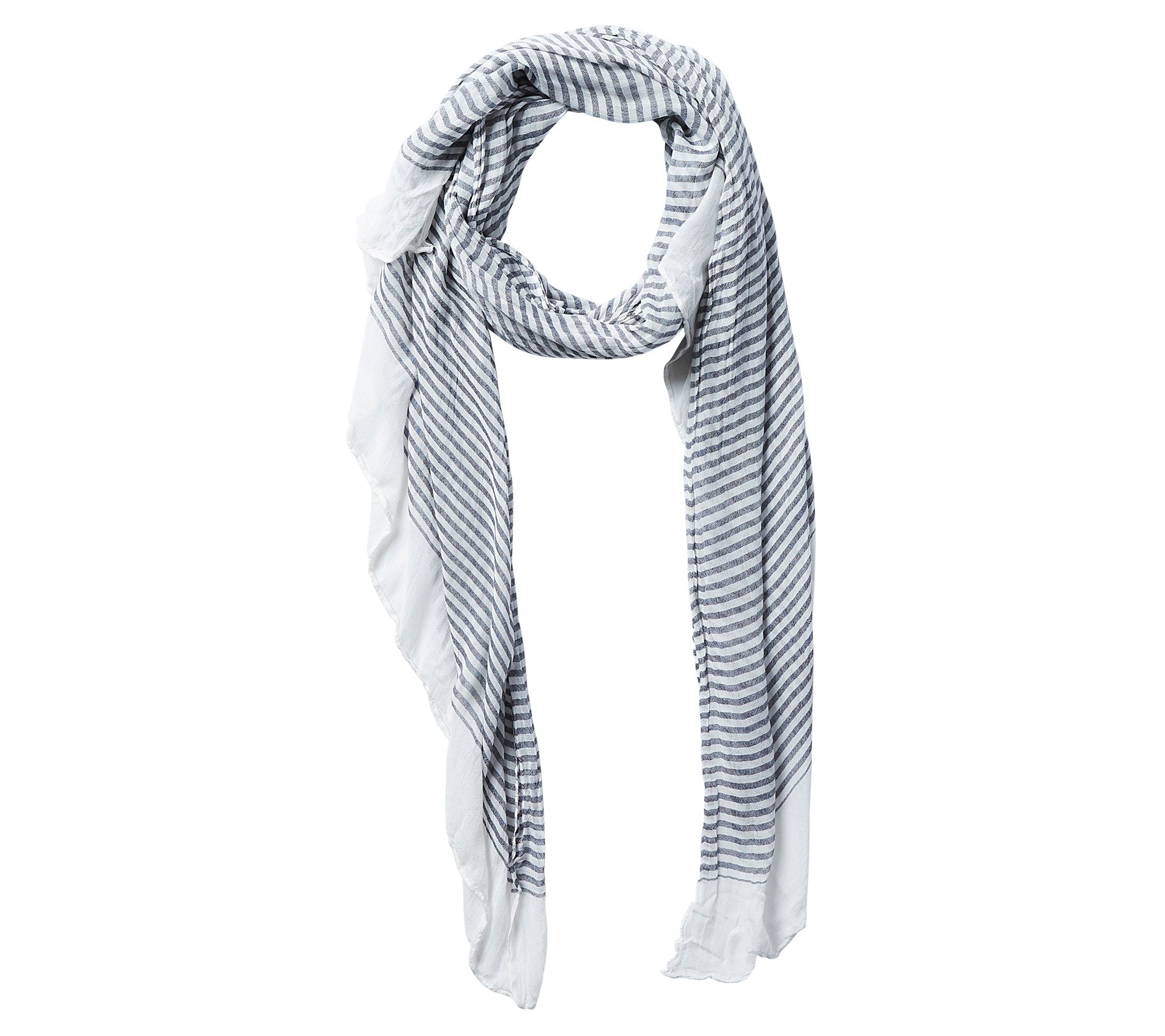 Hadley Wren Tiny Stripe Insect Shield 70" x 40"Scarf