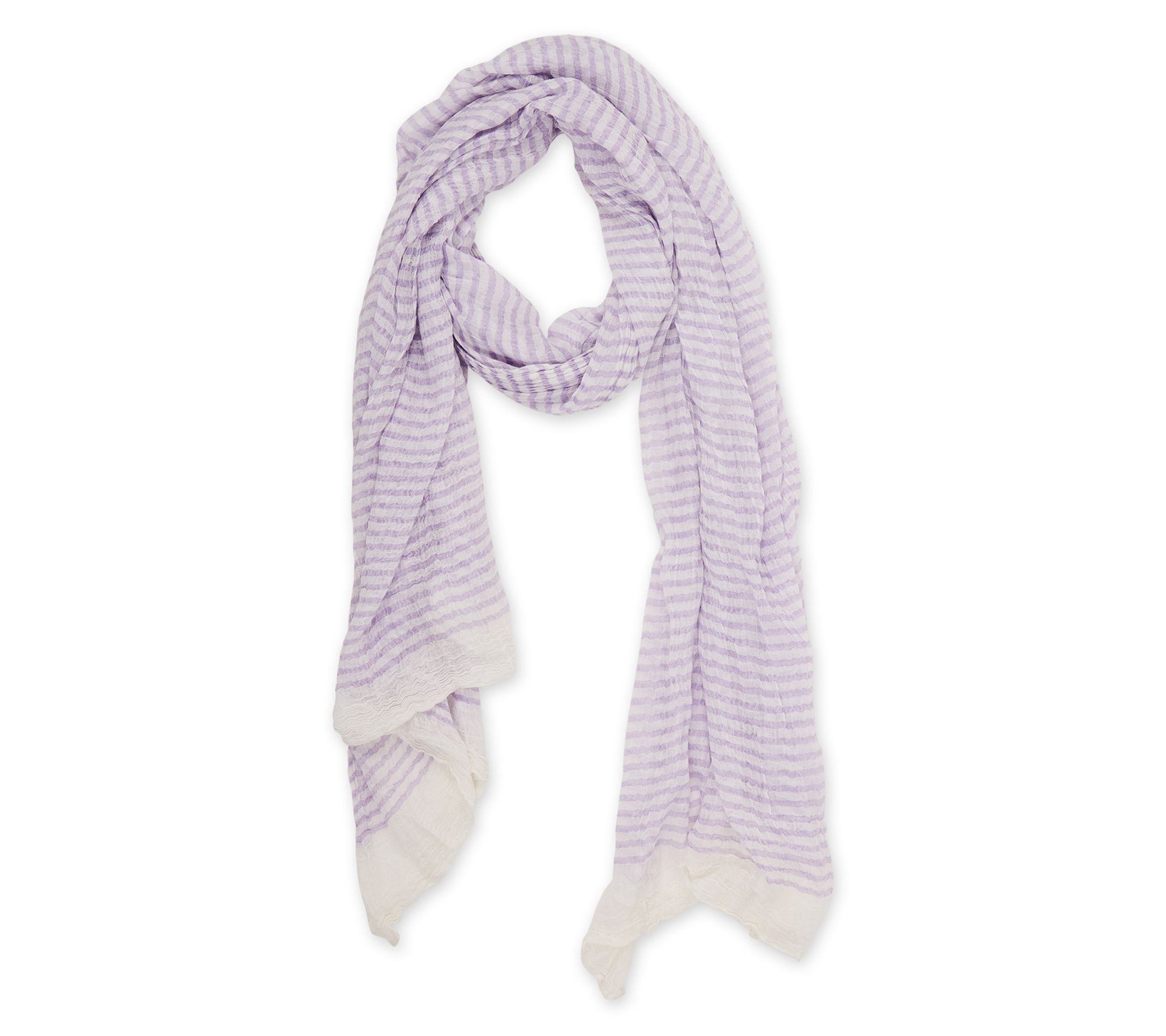 Hadley Wren Tiny Stripe Insect Shield 70" x 40"Scarf