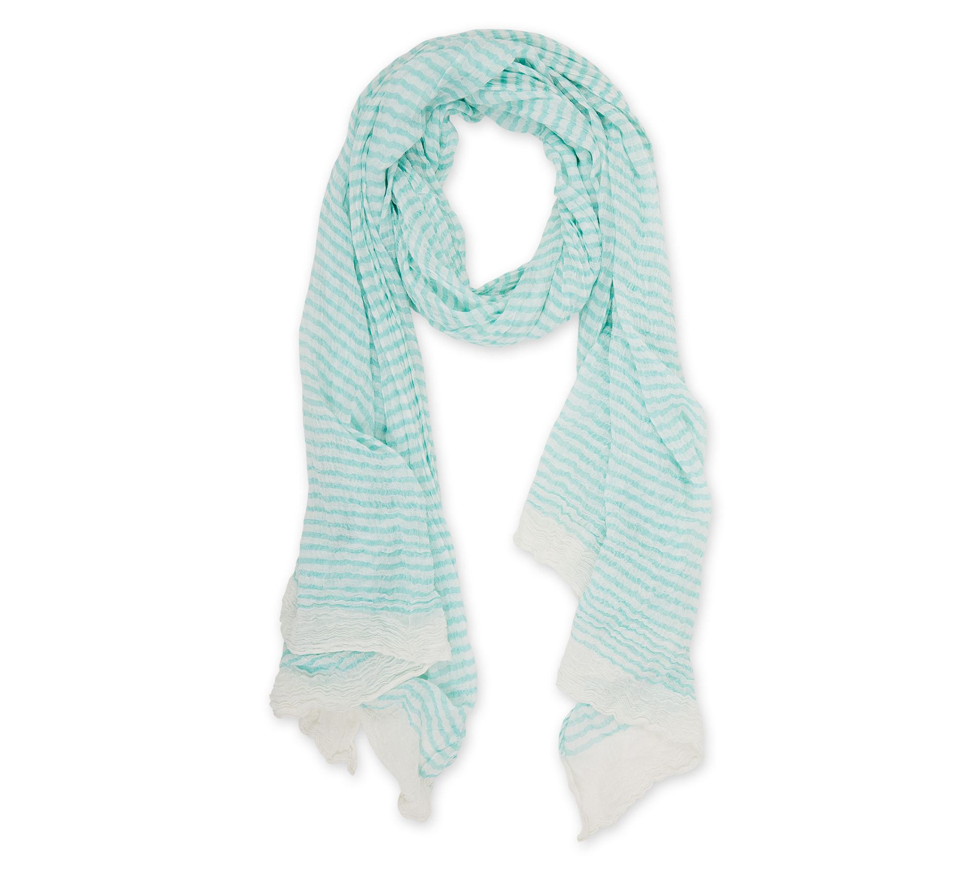 Hadley Wren Tiny Stripe Insect Shield 70" x 40"Scarf