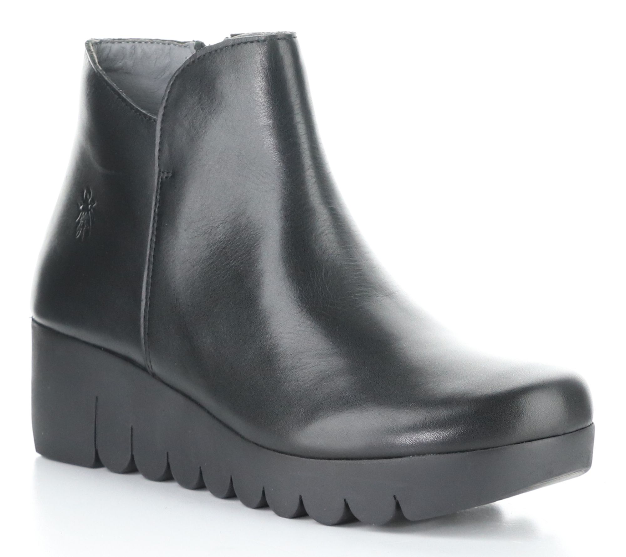 Fly London Burn Side Zip Leather Boot - Vang364Fly