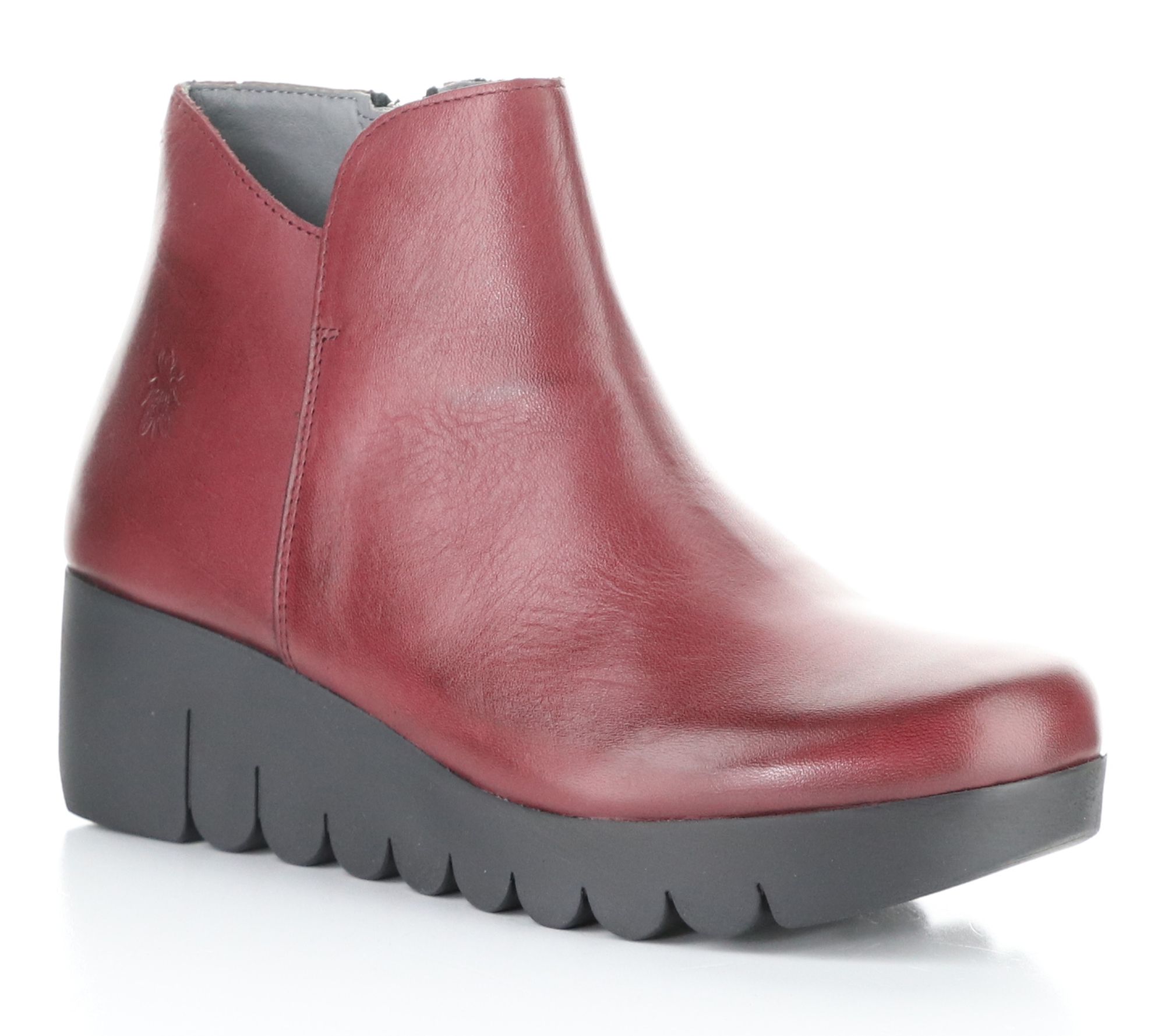 Fly London Burn Side Zip Leather Boot - Vang364Fly