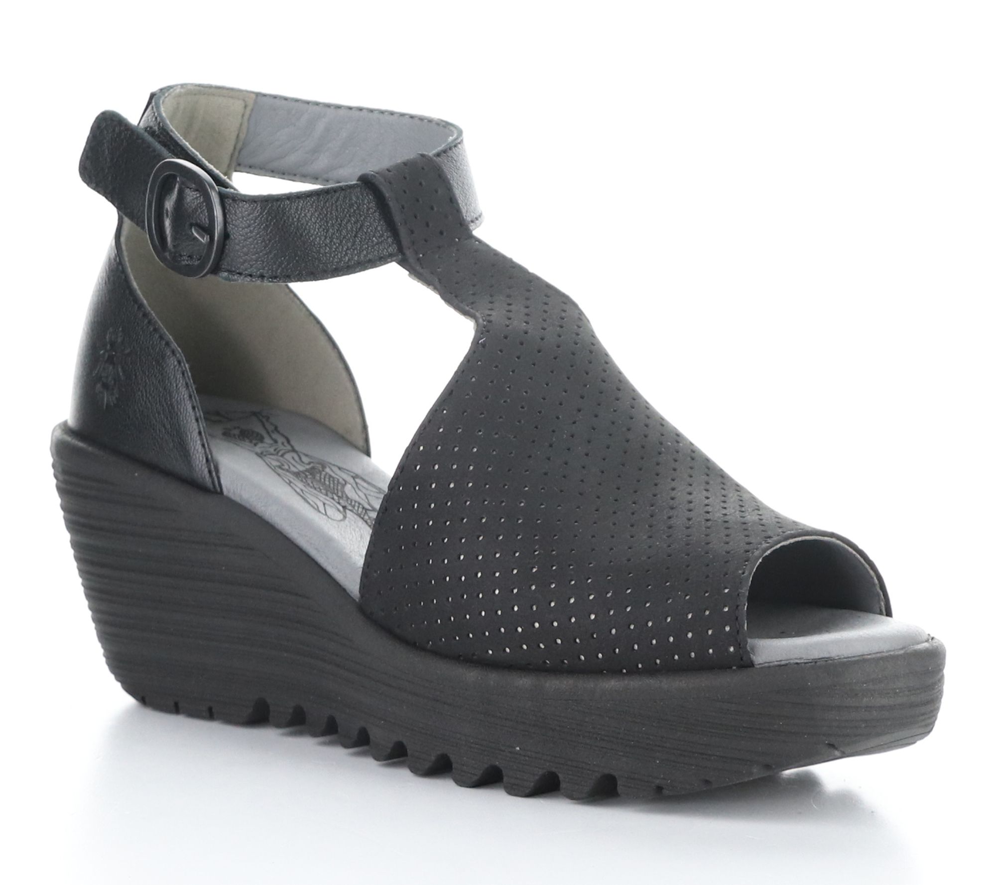 Fly London Cupido/Mousse Suede Sandals - Lemo442Fly