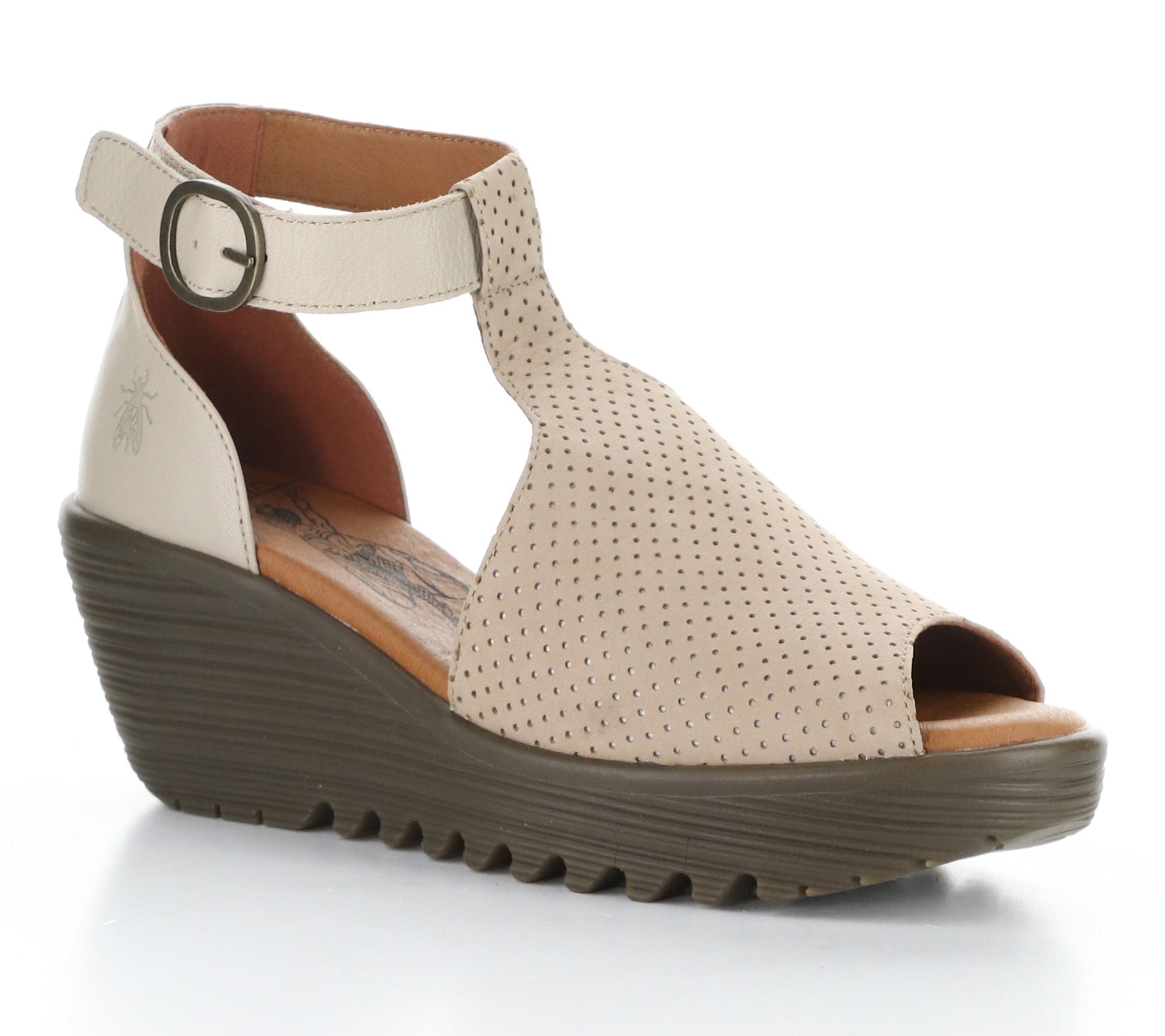 Fly London Cupido/Mousse Suede Sandals - Lemo442Fly