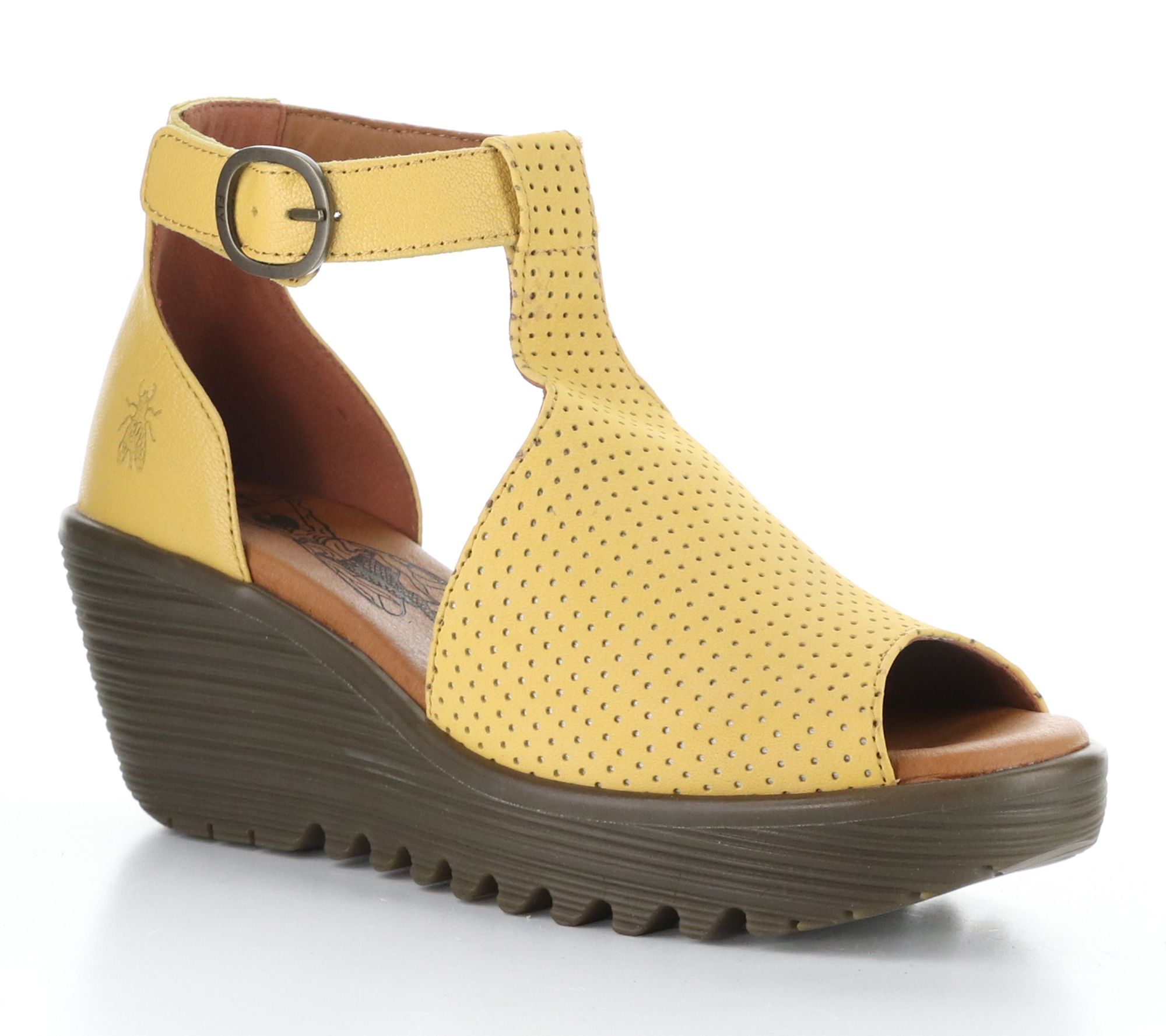 Fly London Cupido/Mousse Suede Sandals - Lemo442Fly