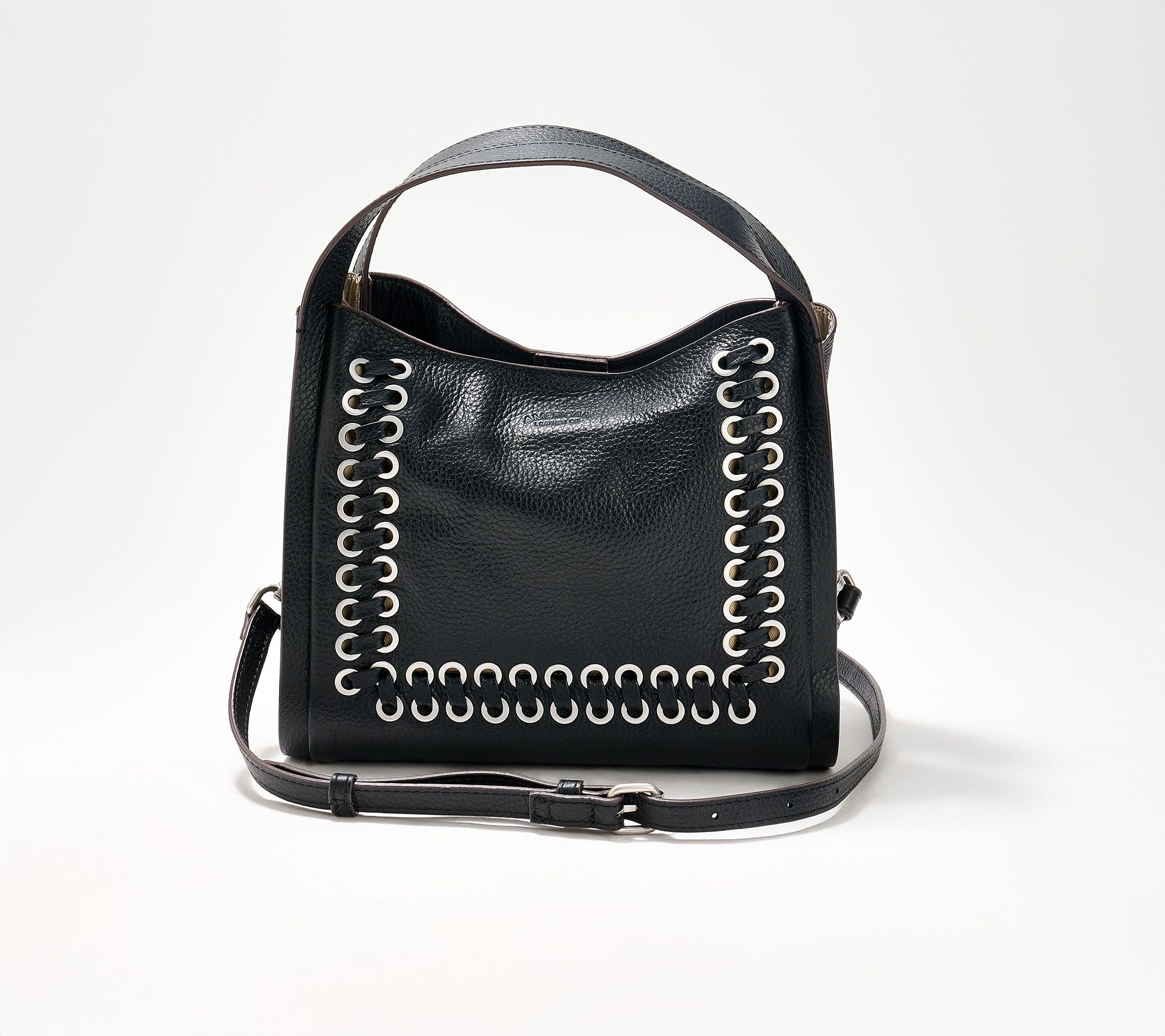 American Leather Co. Auburn Eyelet Convertible Crossbody