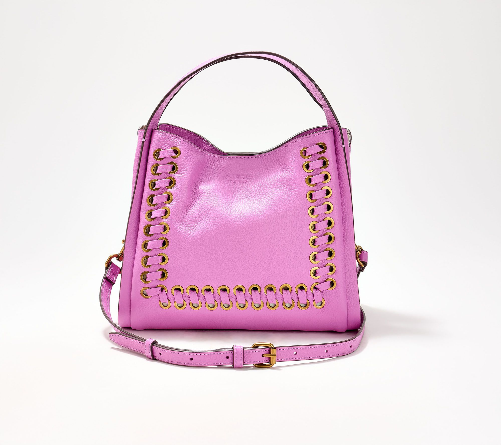 American Leather Co. Auburn Eyelet Convertible Crossbody