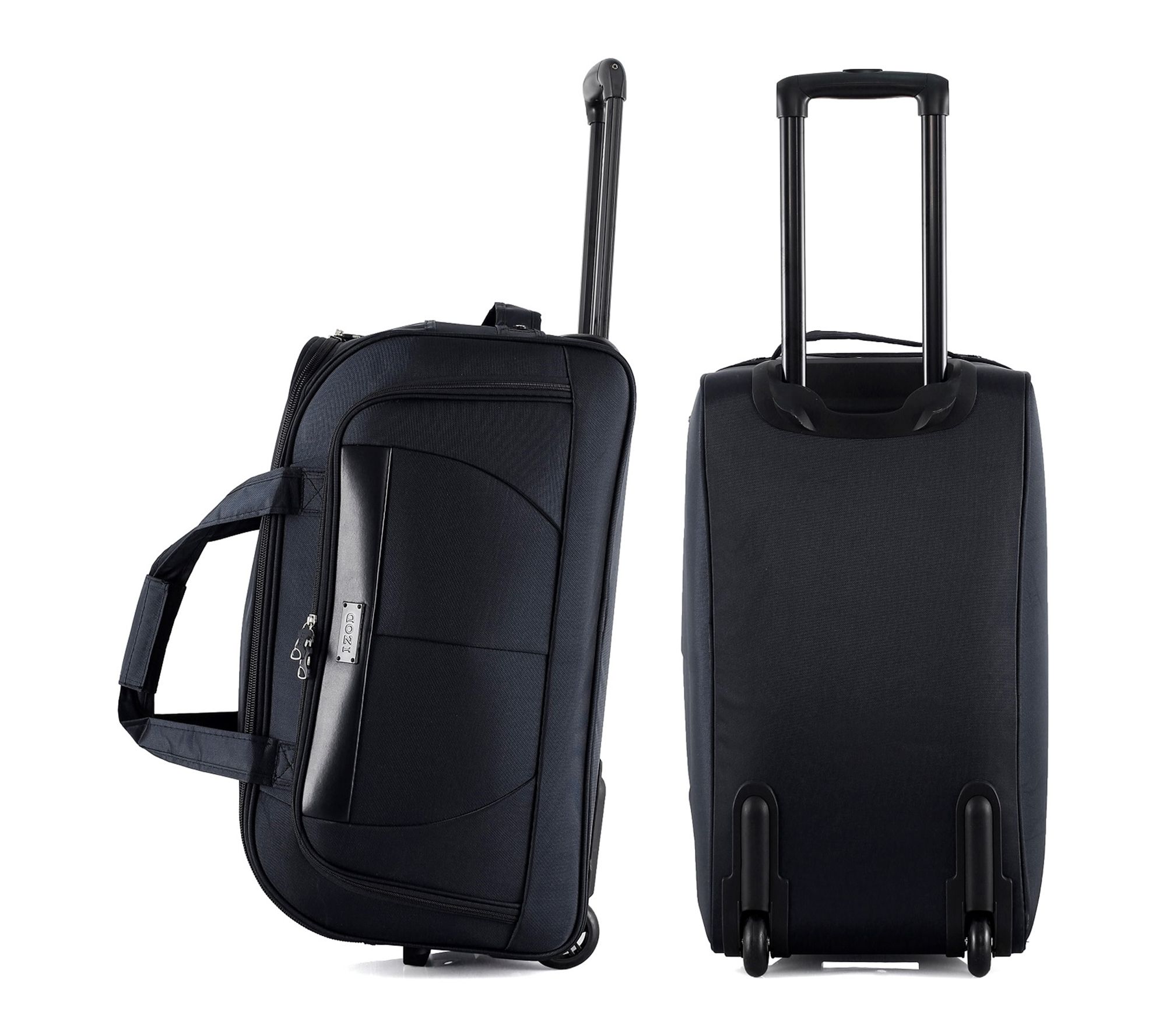 IZOD Carol 32" Lightweight Soft-Shell Rolling Duffel Bag