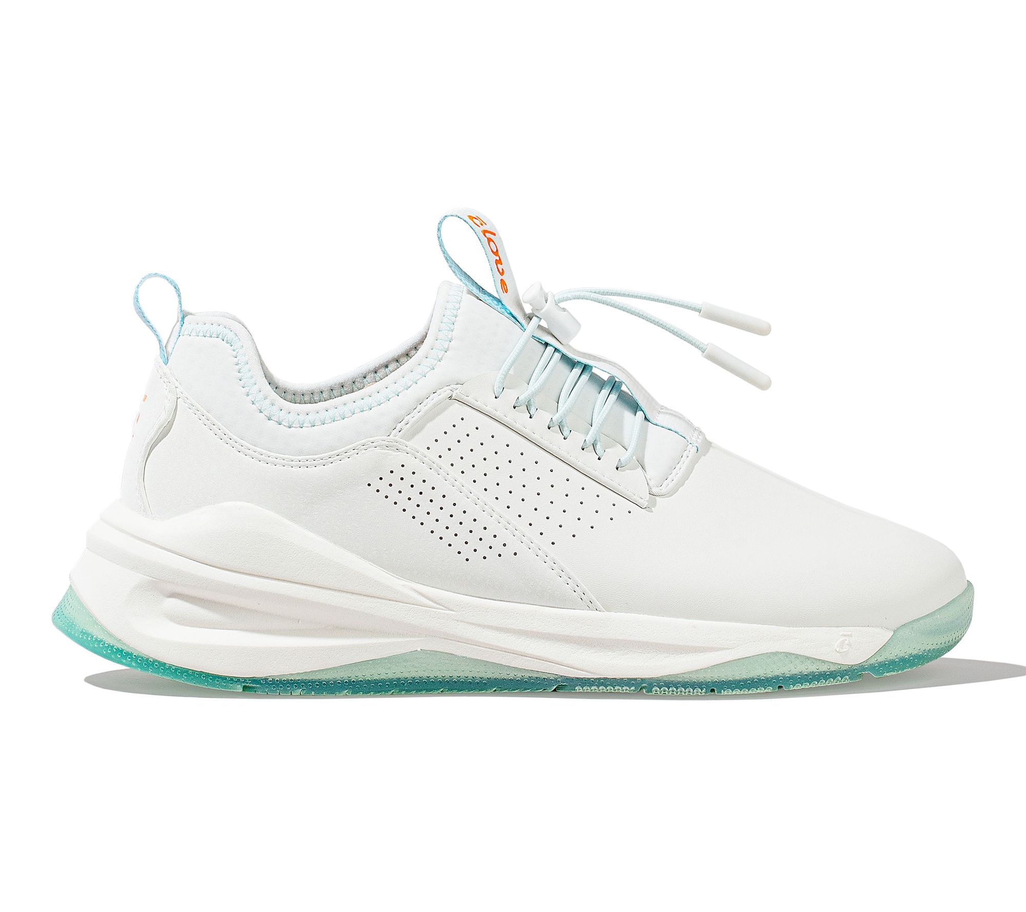 Clove Water Repellent Bungee Lace Walking Sneaker - Classic