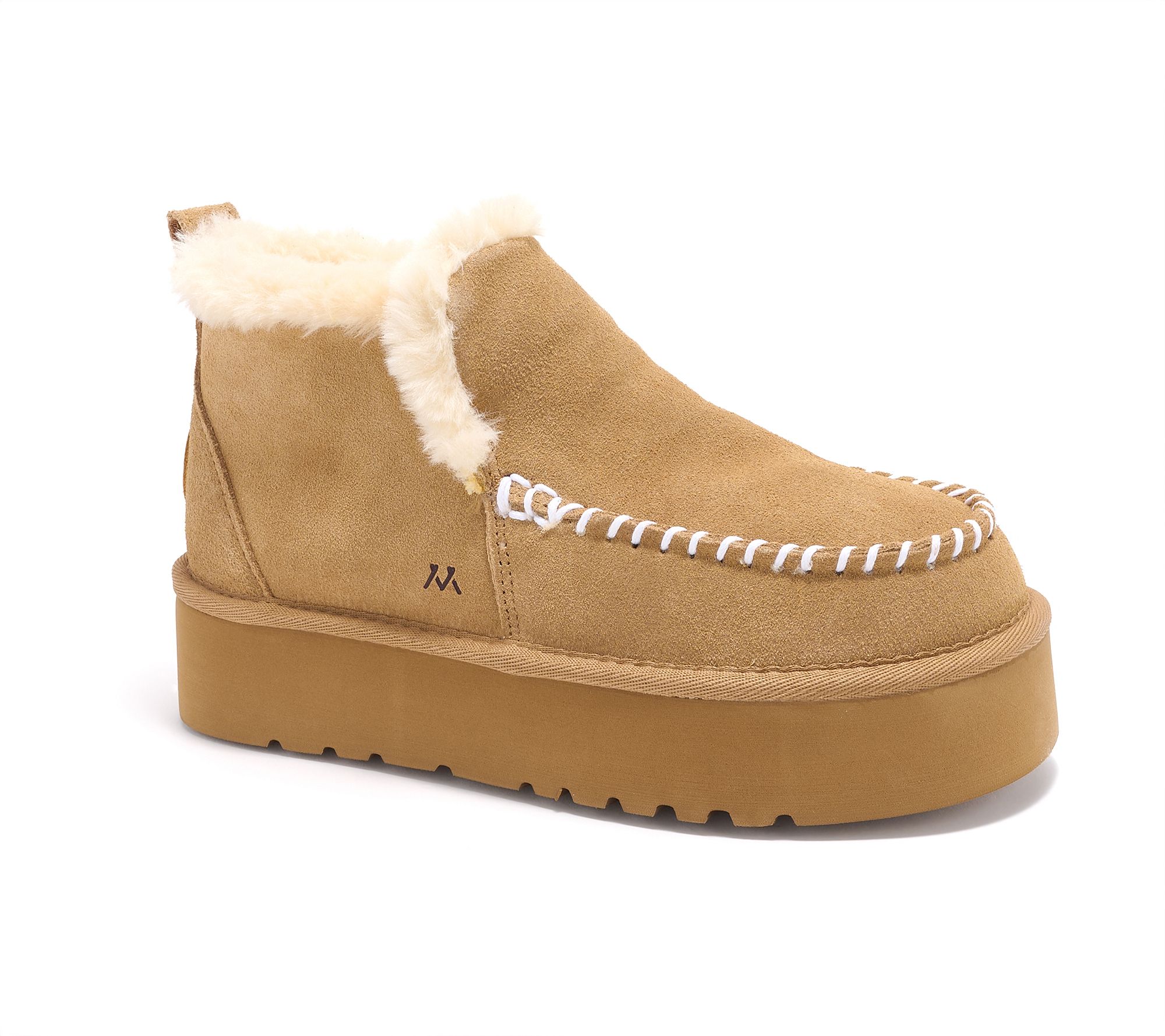 "As Is" Mykos Suede Platform Winter Boots- Britt