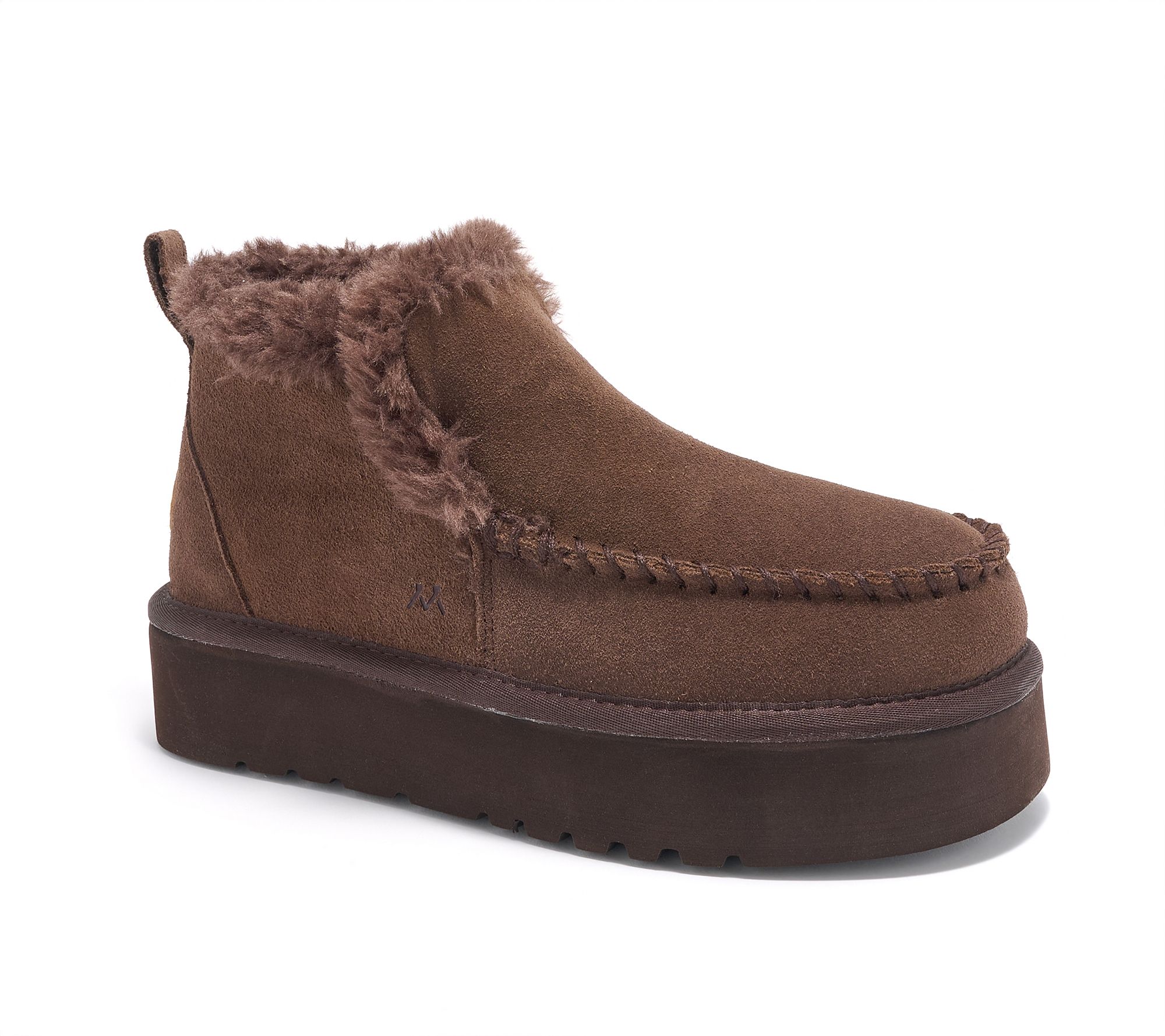 "As Is" Mykos Suede Platform Winter Boots- Britt