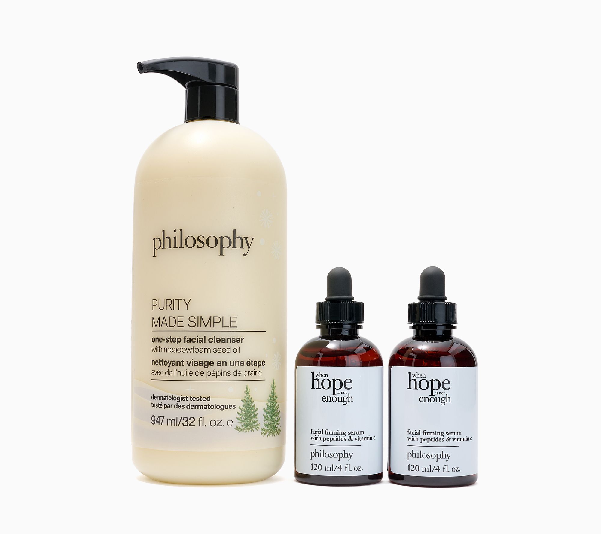 philosophy iconic cleanse and renewal skincare set