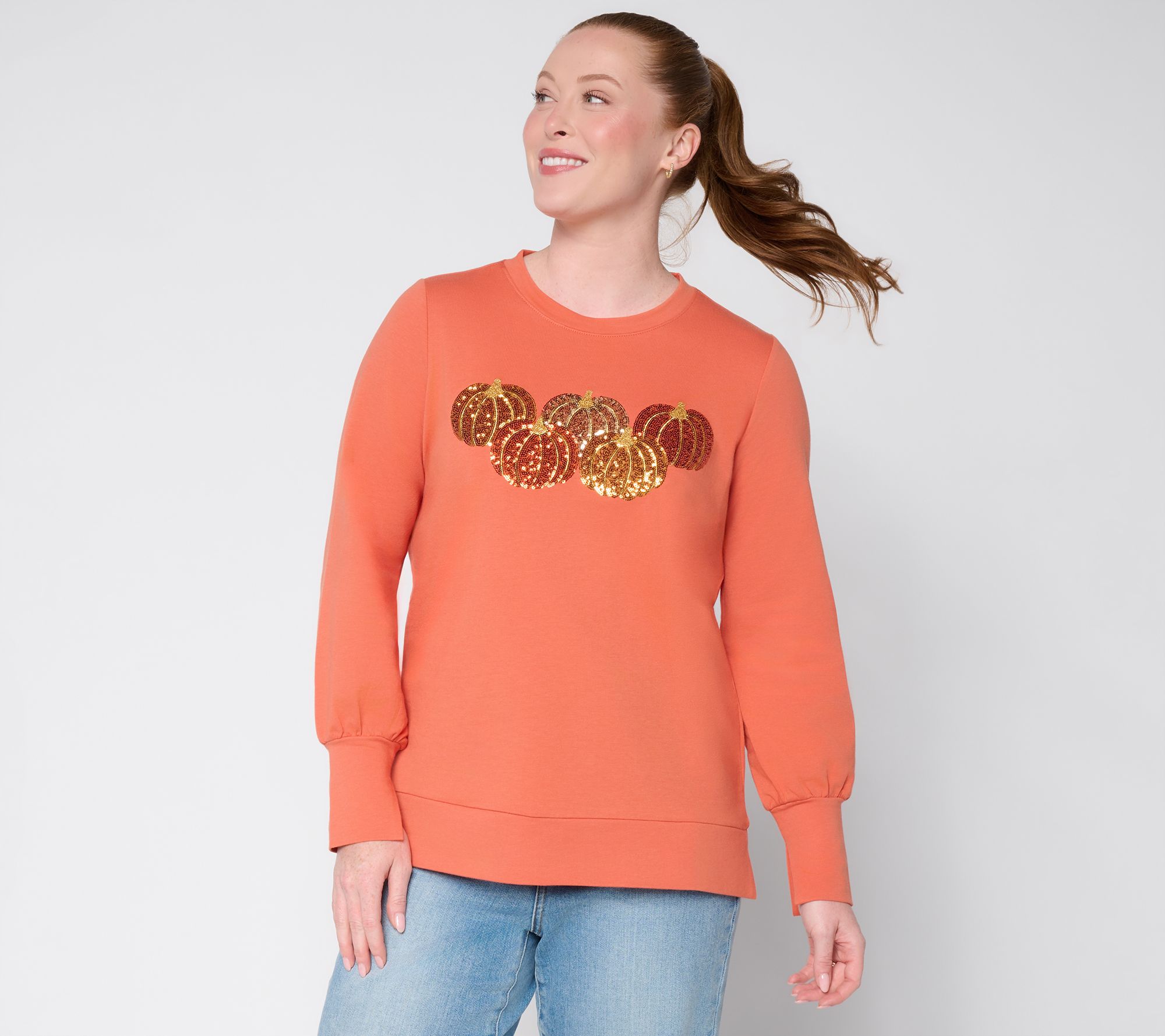 Belle by Kim Gravel French Terry Oh My Gourd Top
