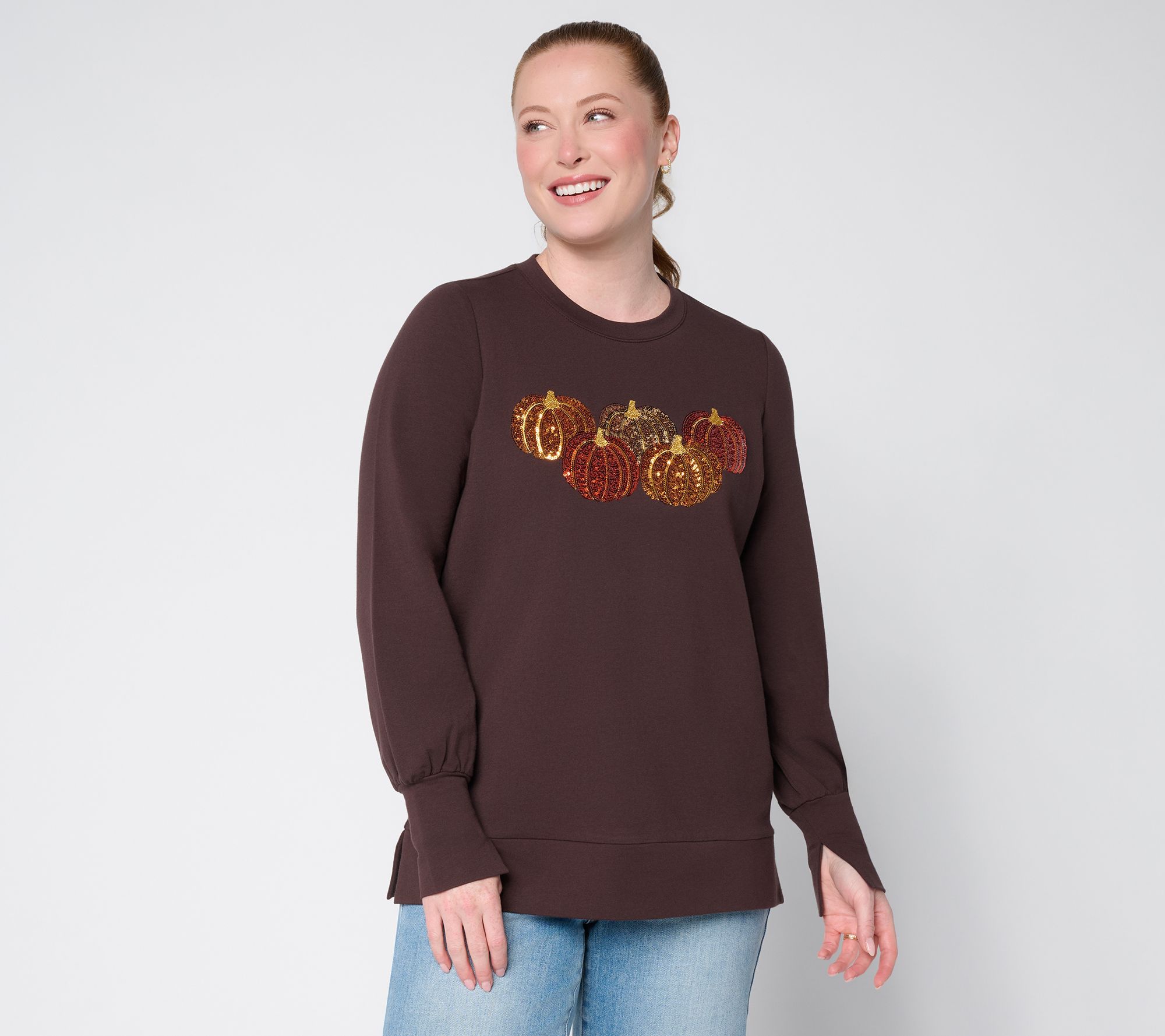 Belle by Kim Gravel French Terry Oh My Gourd Top