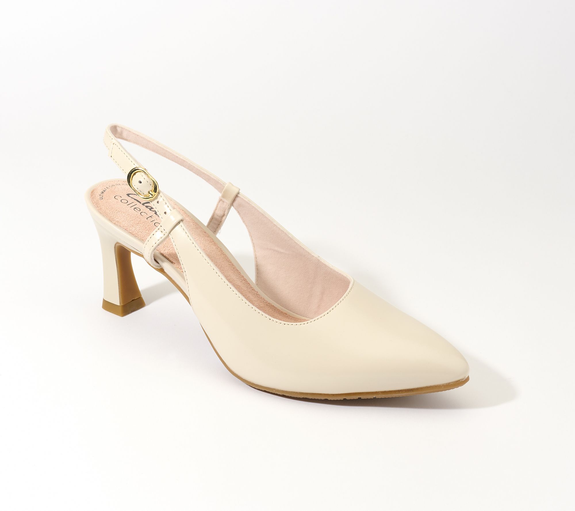 Clarks Collection Leather Sling Back Pumps -Tammitha Strap